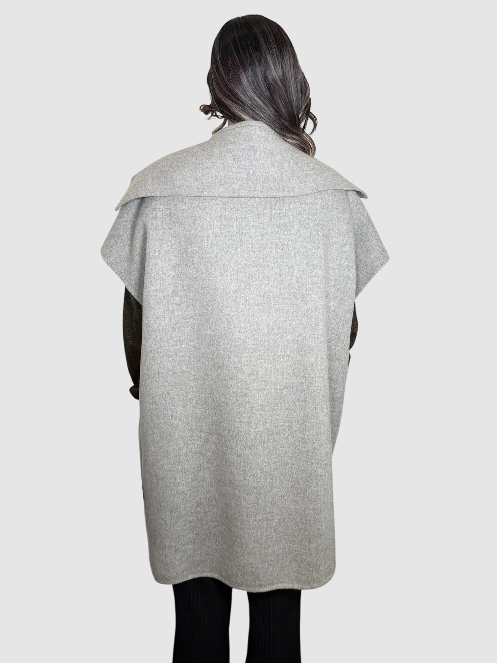 Single-Button Wool Coat
