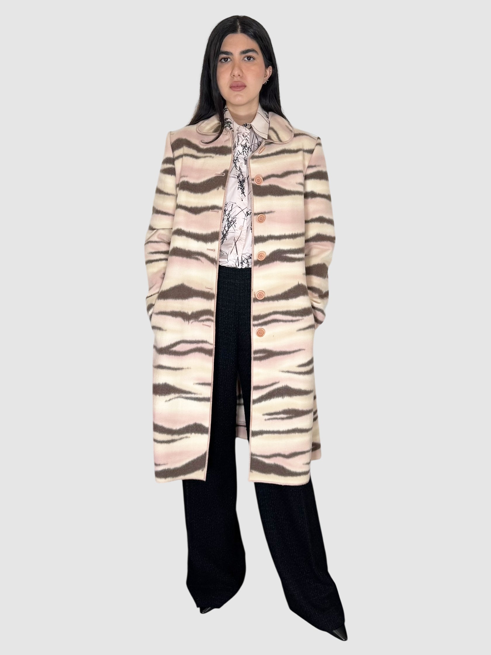 Zebra Print Coat