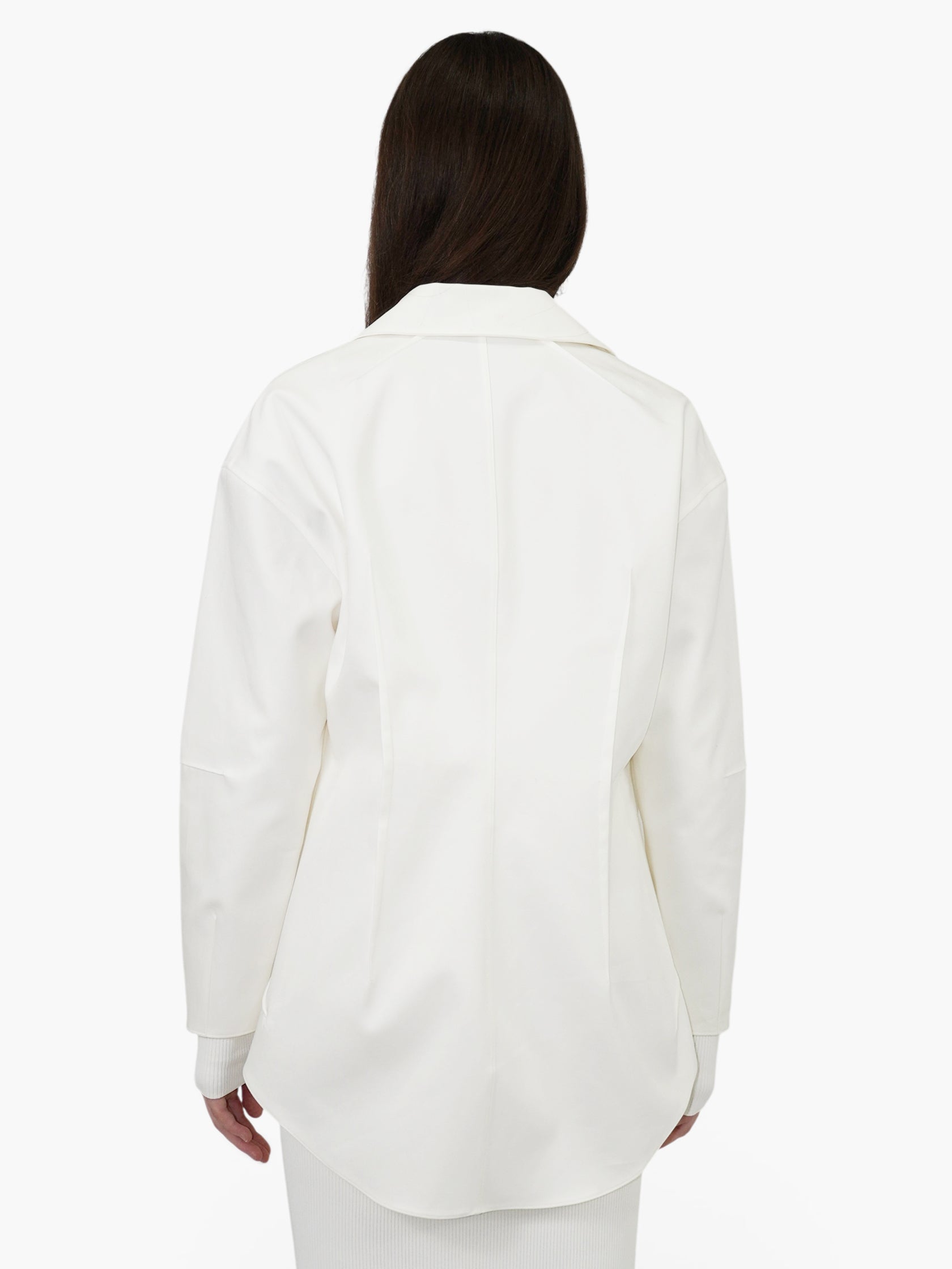 Paneled Open Jacket