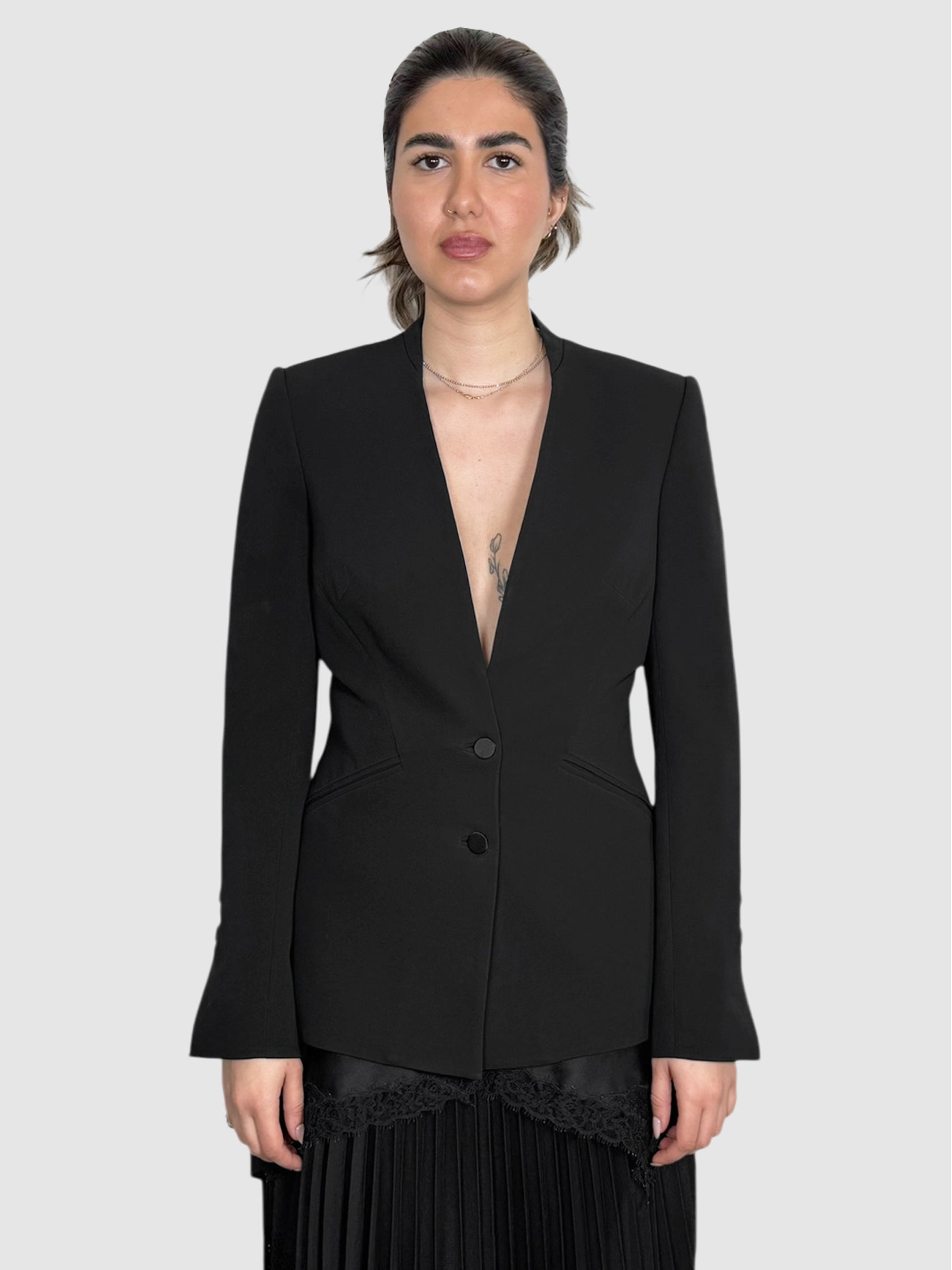 Lace Trim Blazer