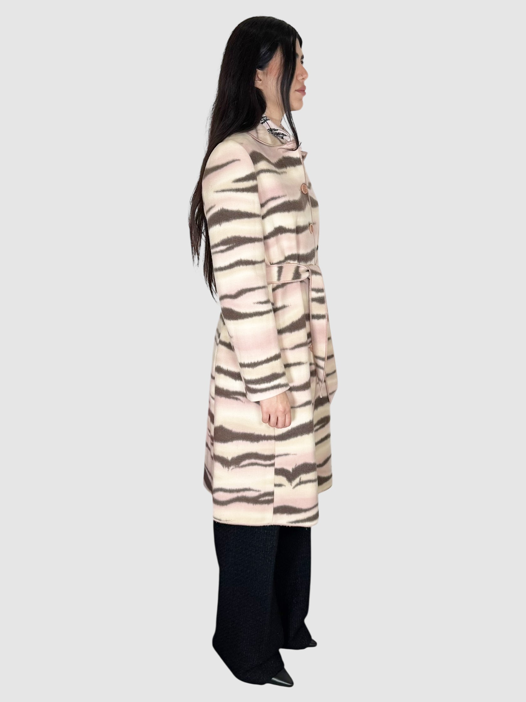 Zebra Print Coat