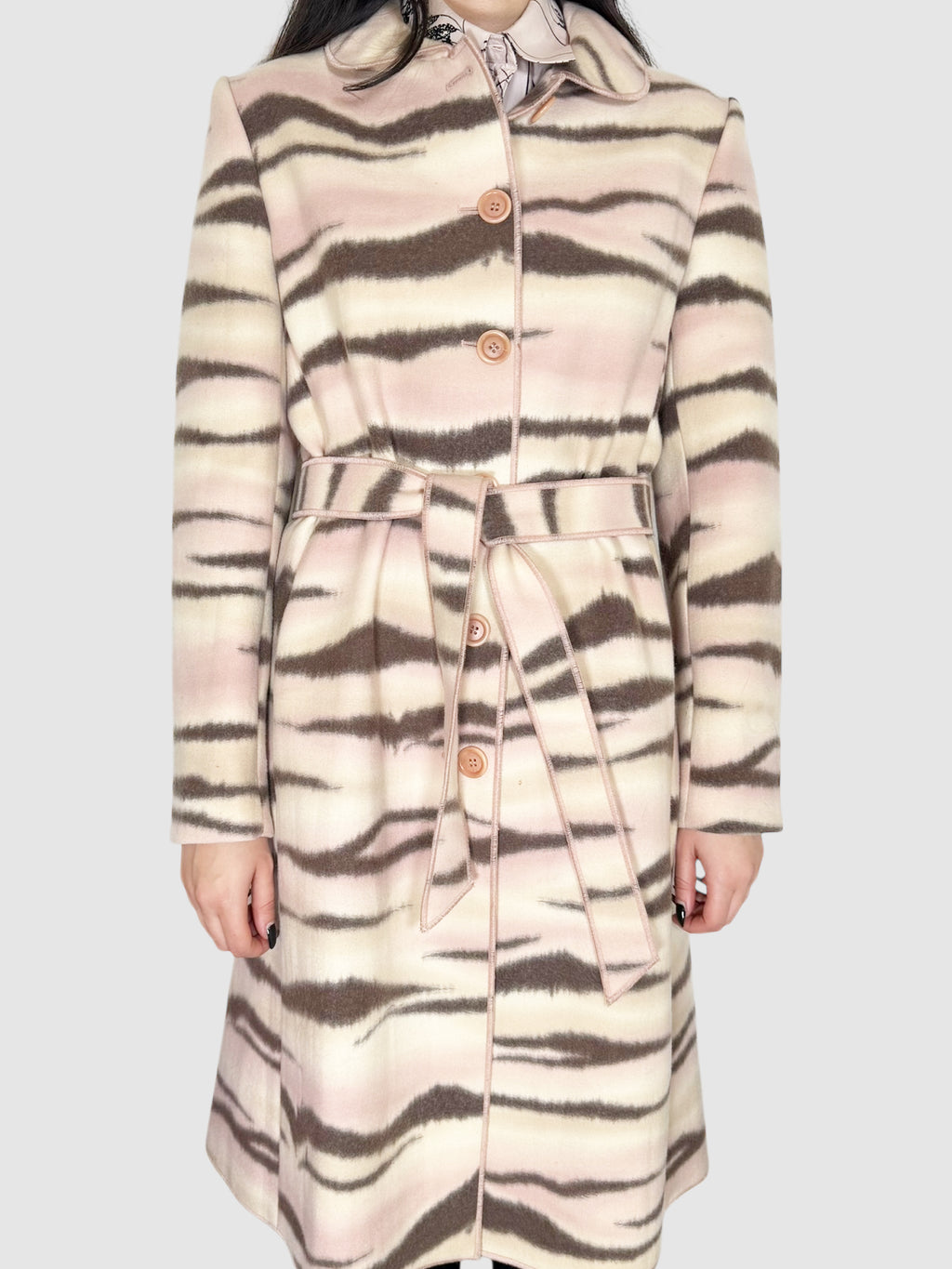 Zebra Print Coat
