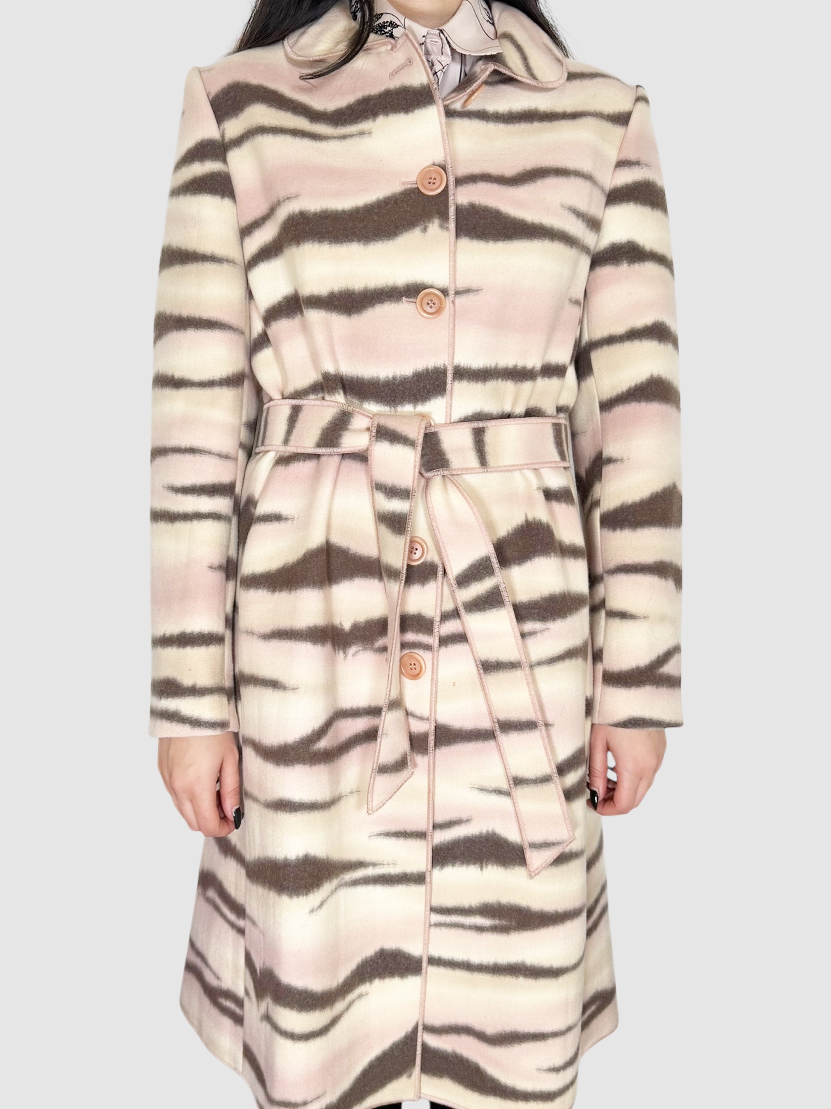 Zebra Print Coat