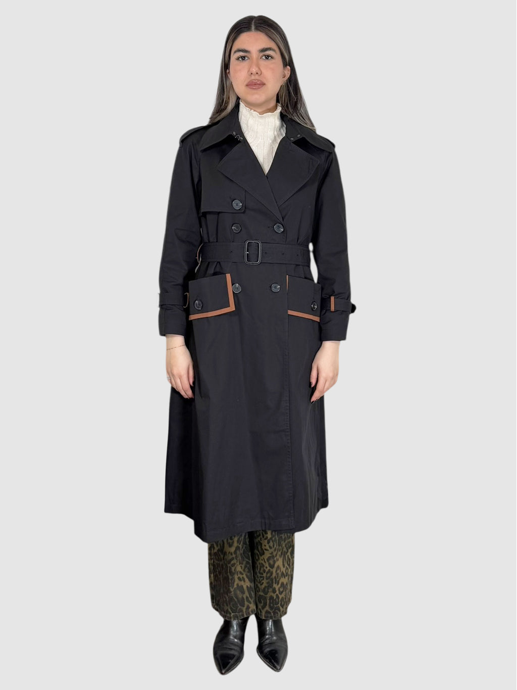Double-Breasted Trench Coat