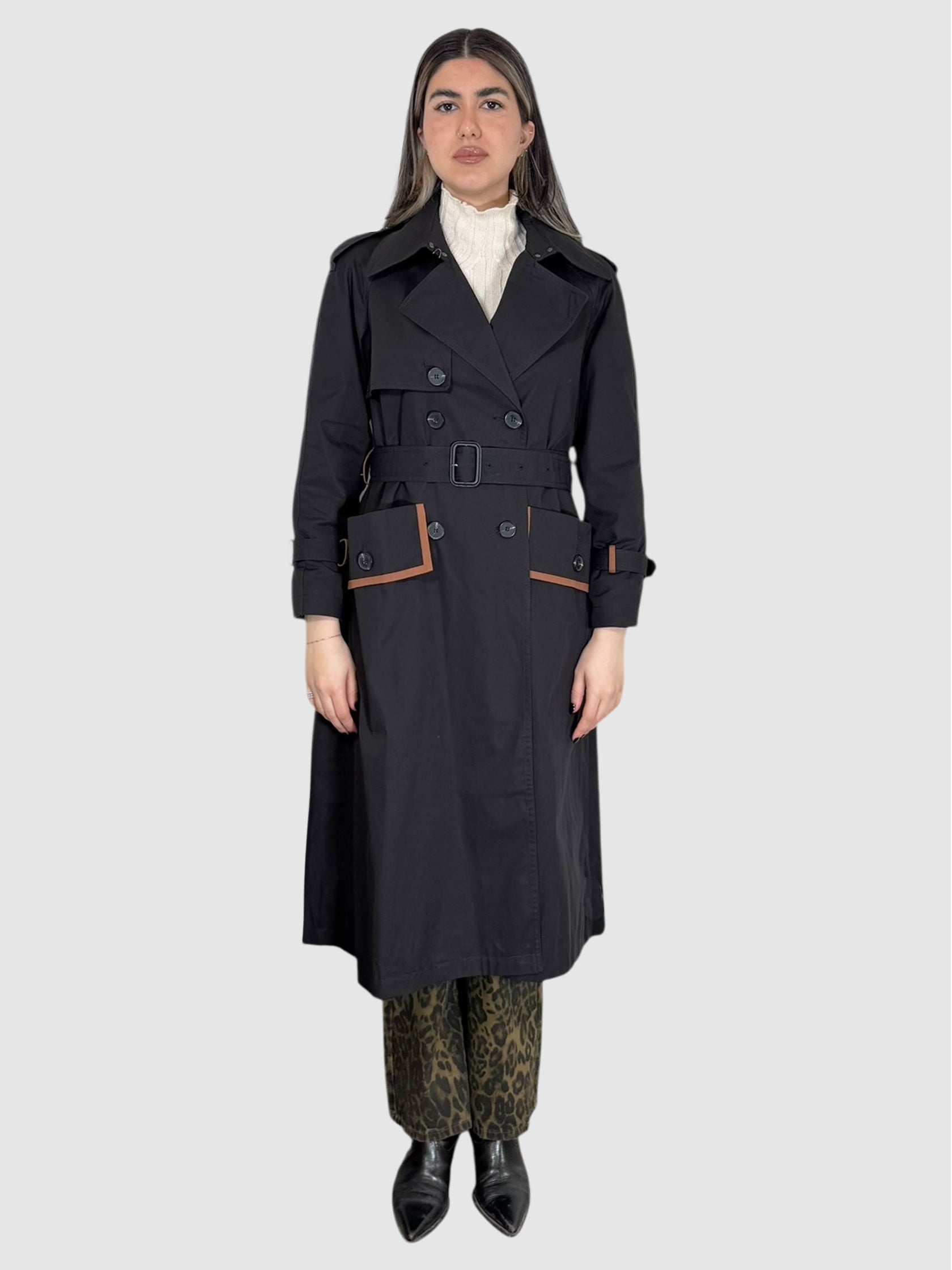 Double-Breasted Trench Coat