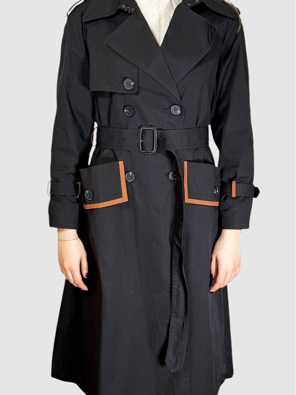 Double-Breasted Trench Coat