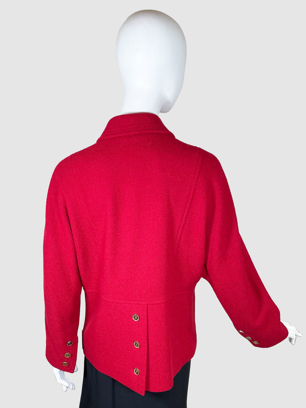 Double-Breasted Wool Jacket - Size 42