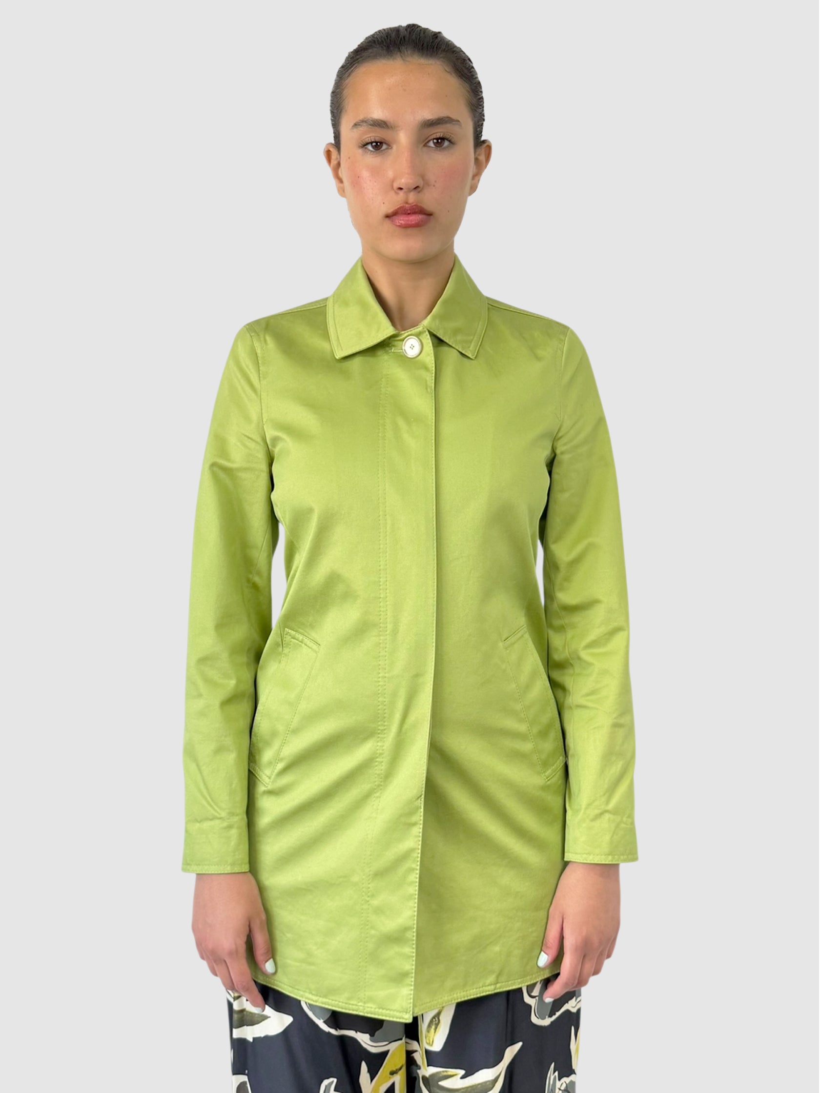 Button-Up Trench Coat