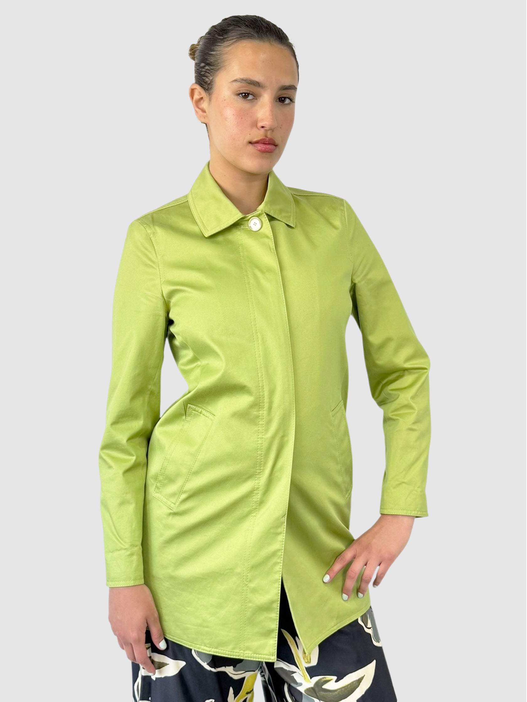 Button-Up Trench Coat
