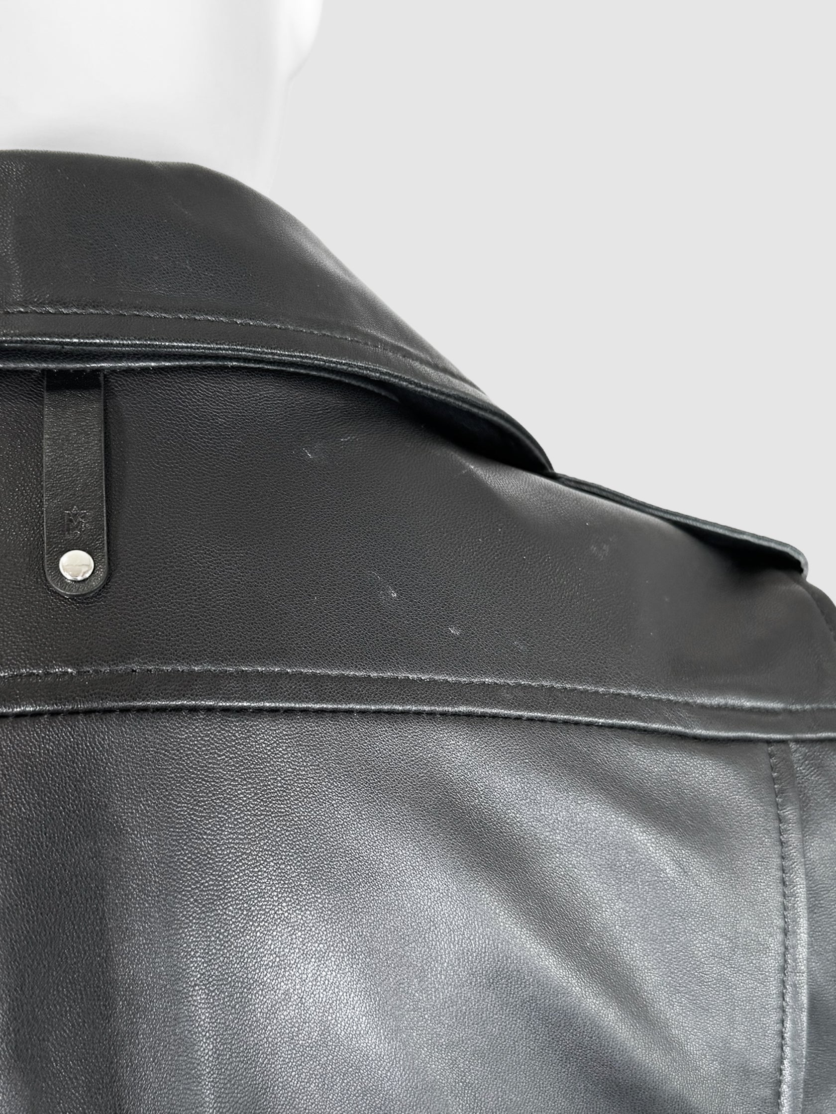 Baya Leather Biker Jacket - Size M