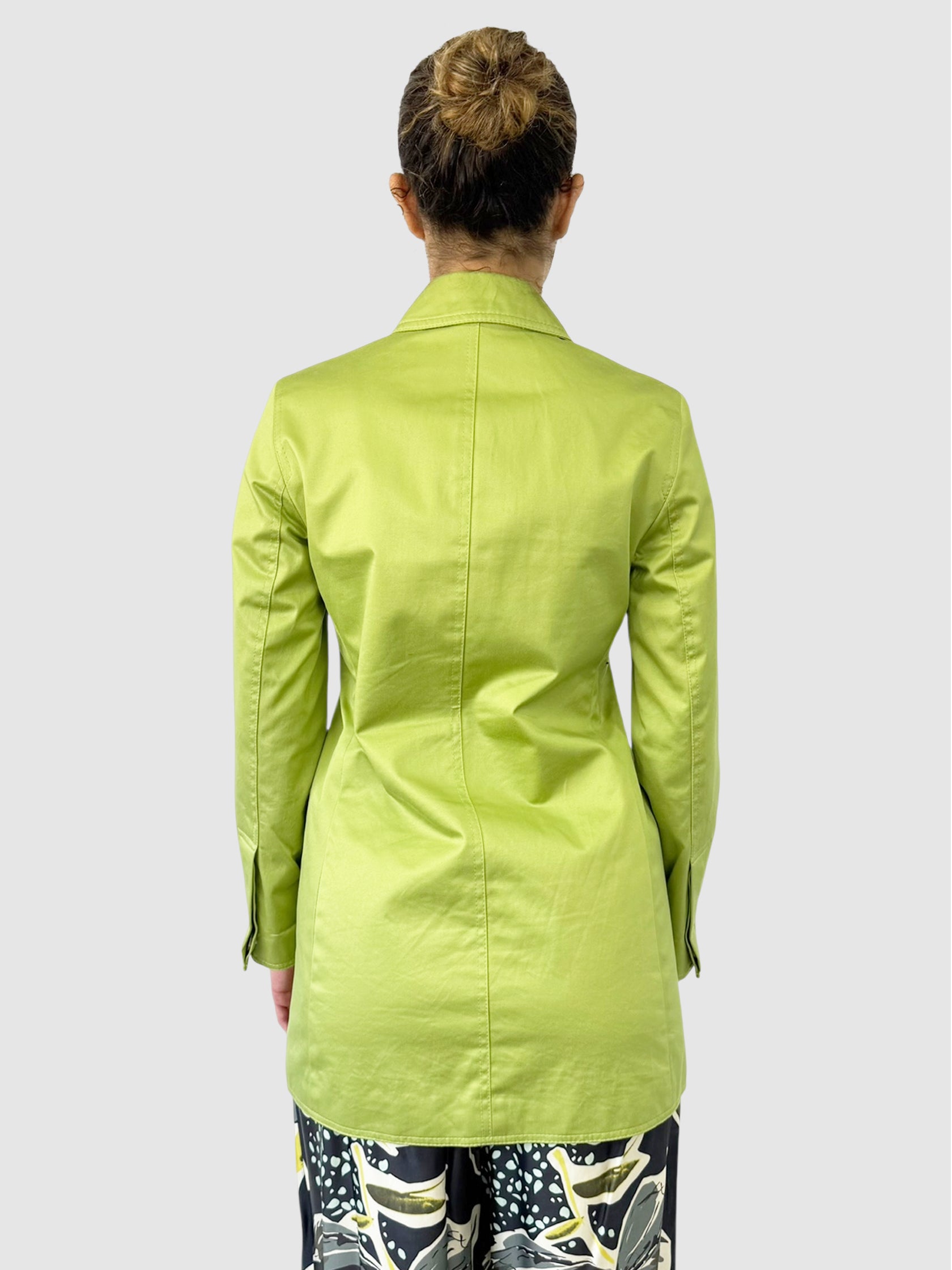 Button-Up Trench Coat