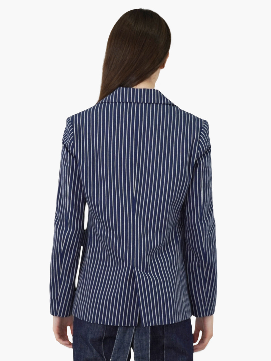Single-Breasted Stripe Blazer