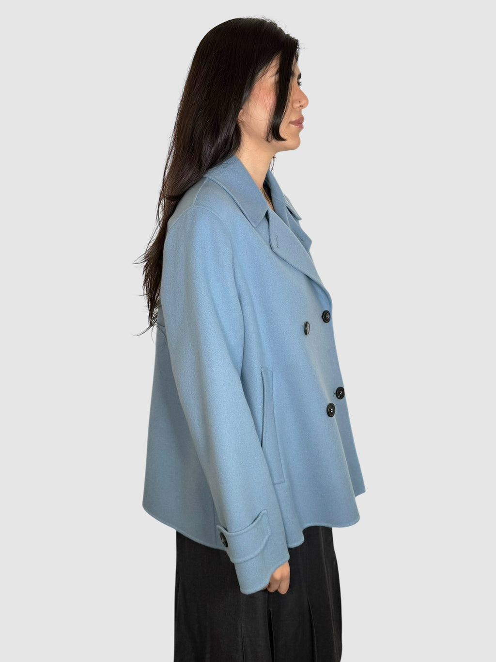 Short Double-Breasted Coat