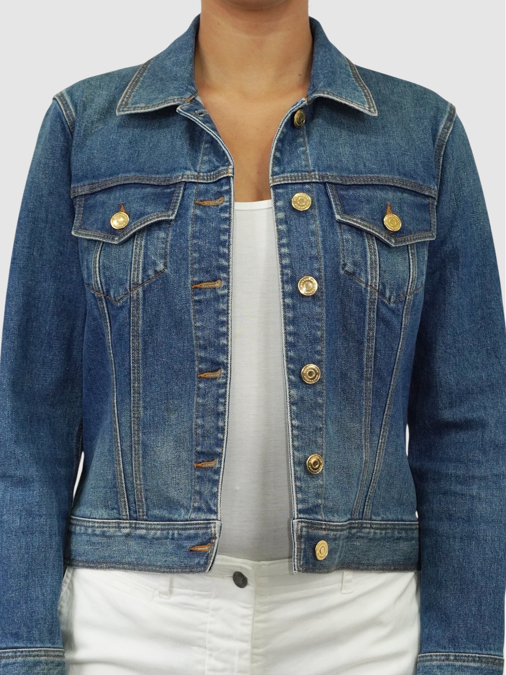 Denim Button-Up Jacket