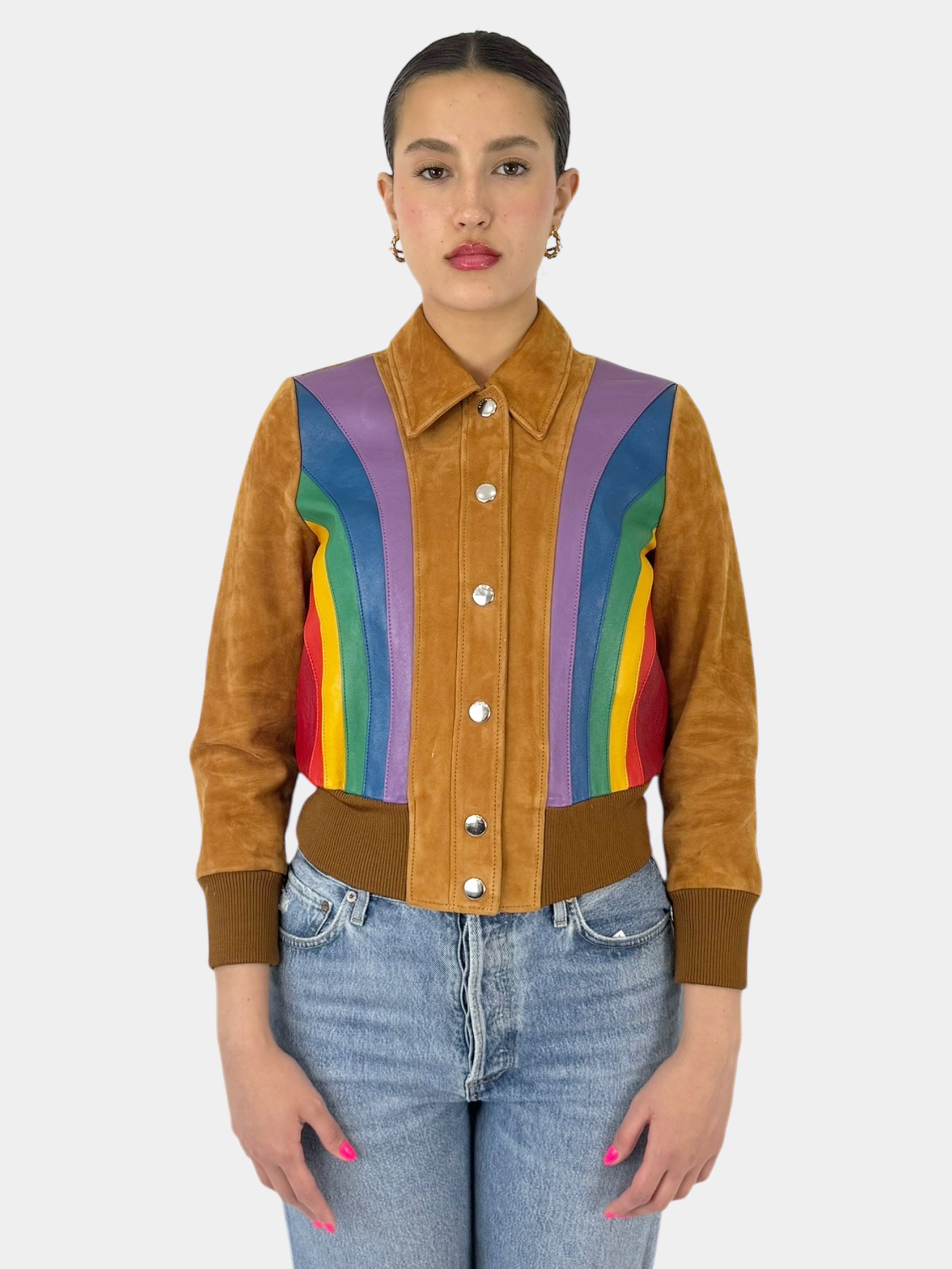 Rainbow Blouson Jacket