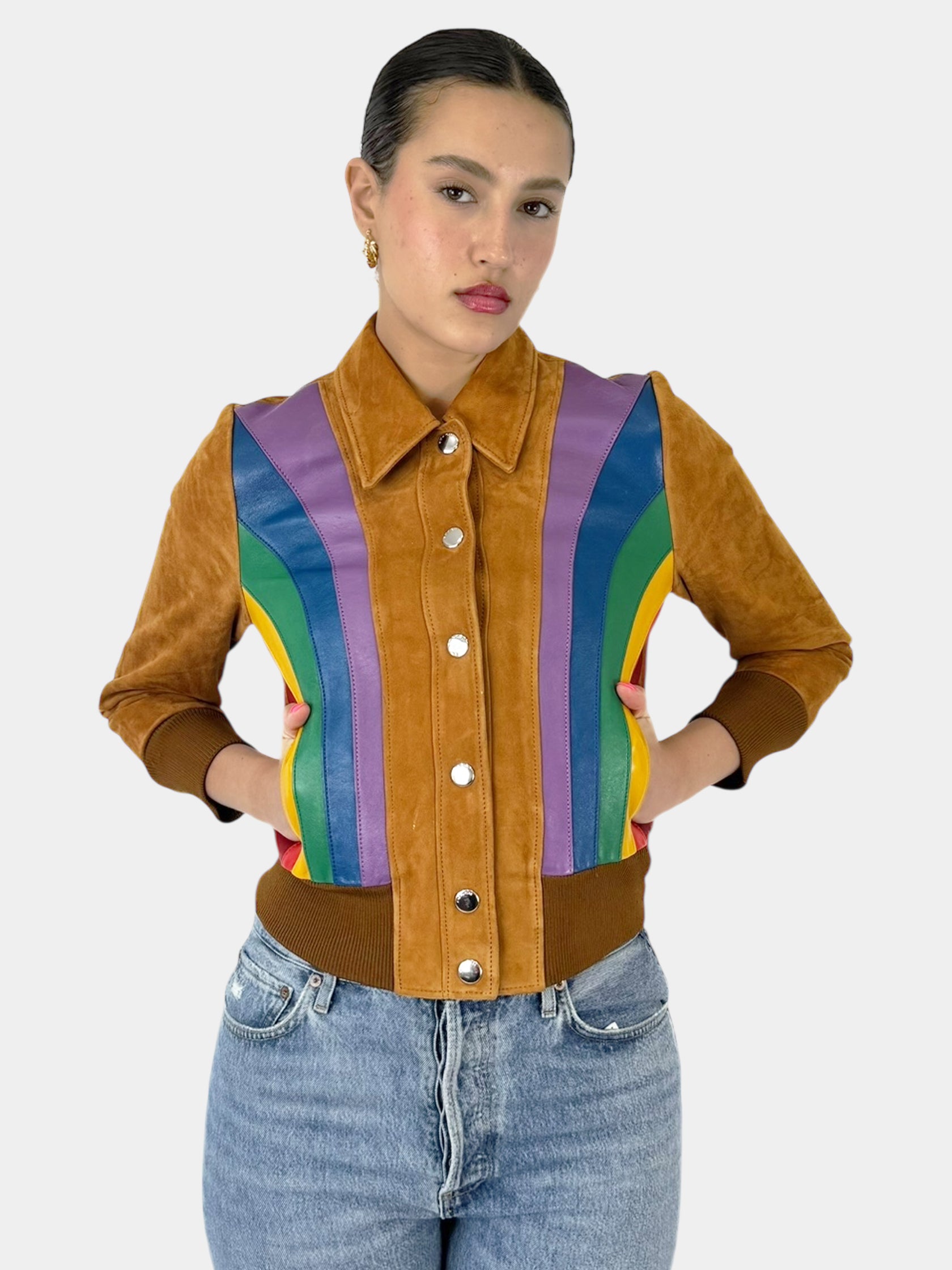 Rainbow Blouson Jacket