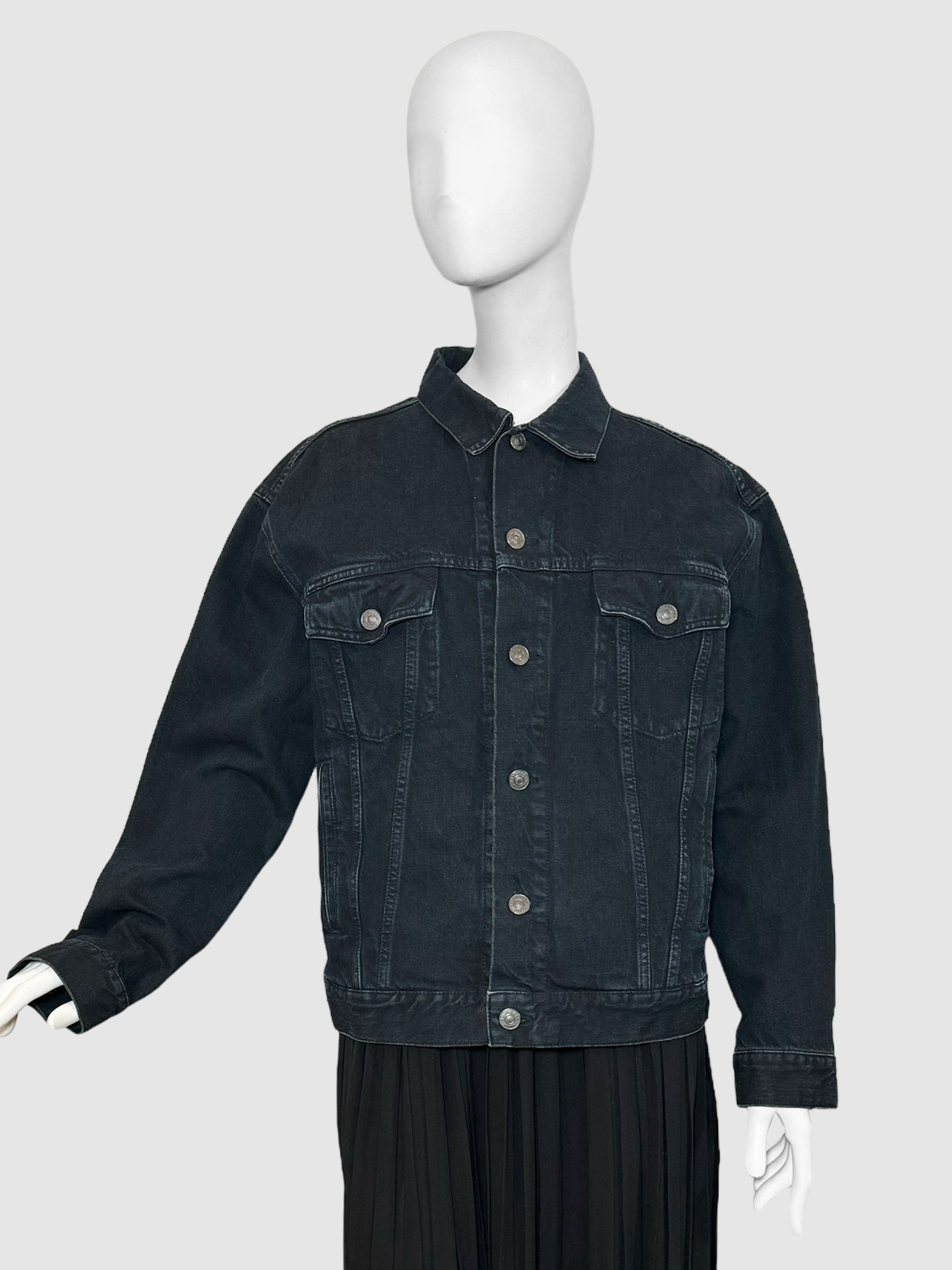 Denim Logo Jacket - Size 34