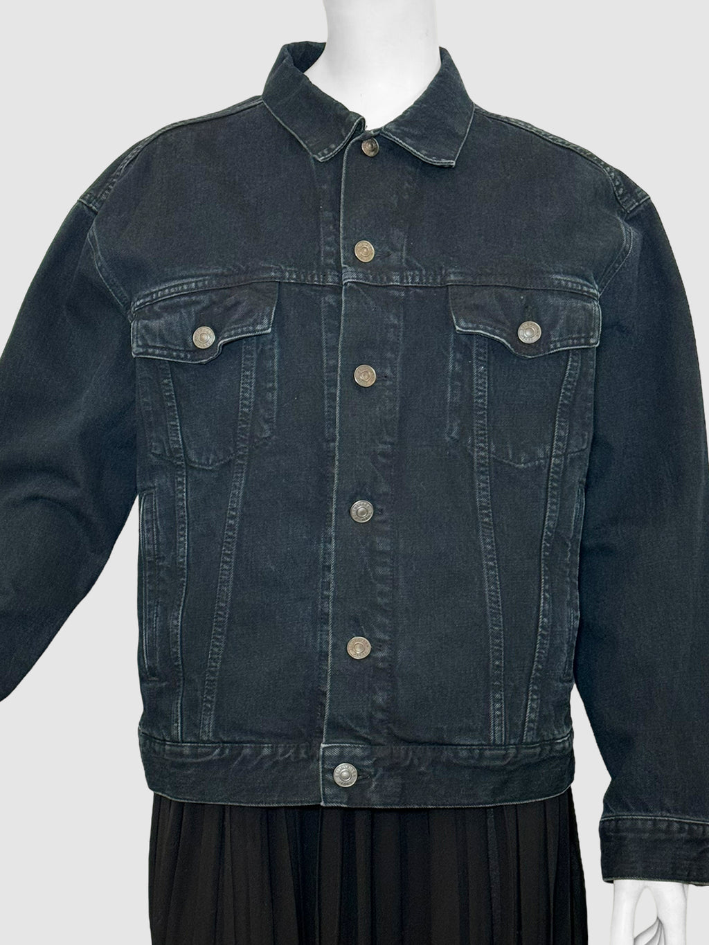 Denim Logo Jacket - Size 34