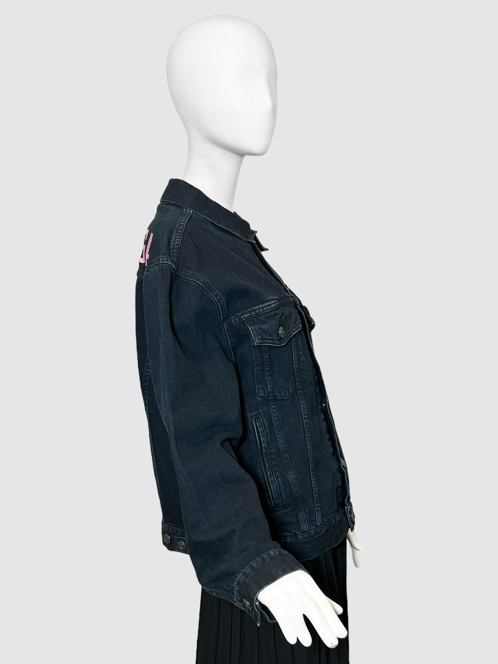 Denim Logo Jacket - Size 34