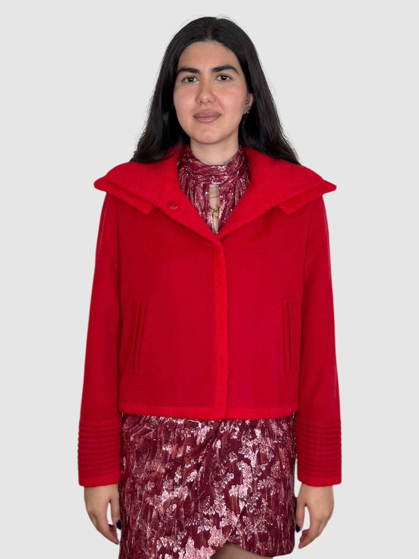 Short Alpaca Jacket