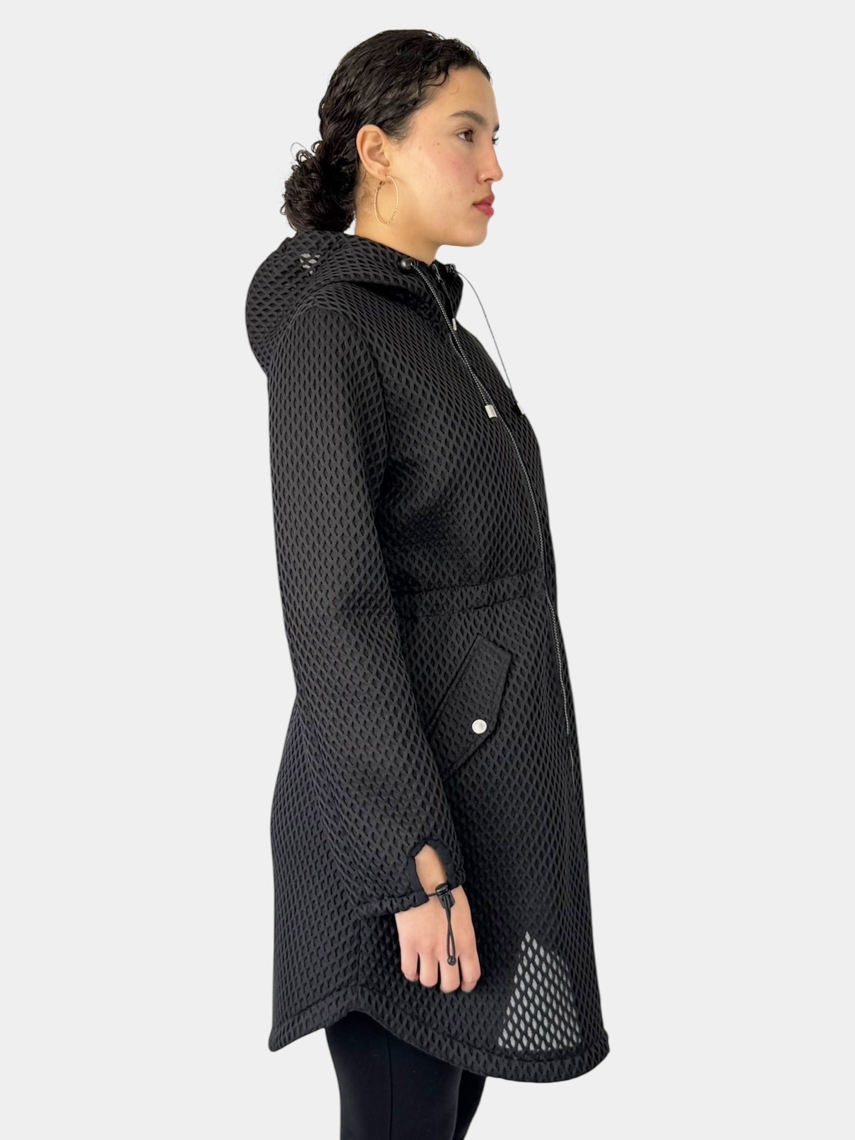 Lightweight Textured Zip-Up Jacket