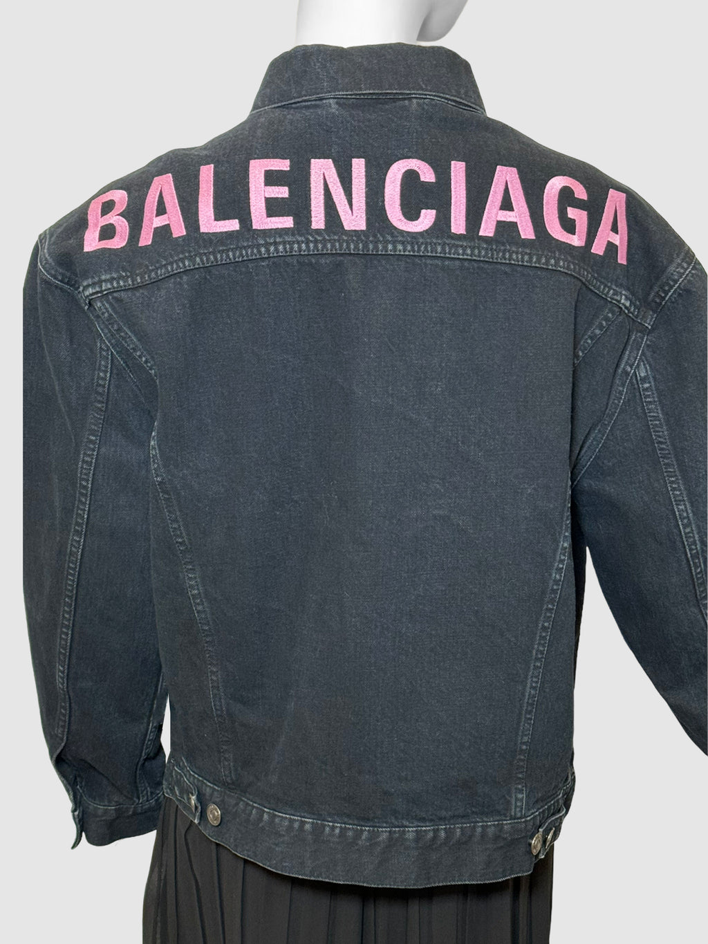 Denim Logo Jacket - Size 34