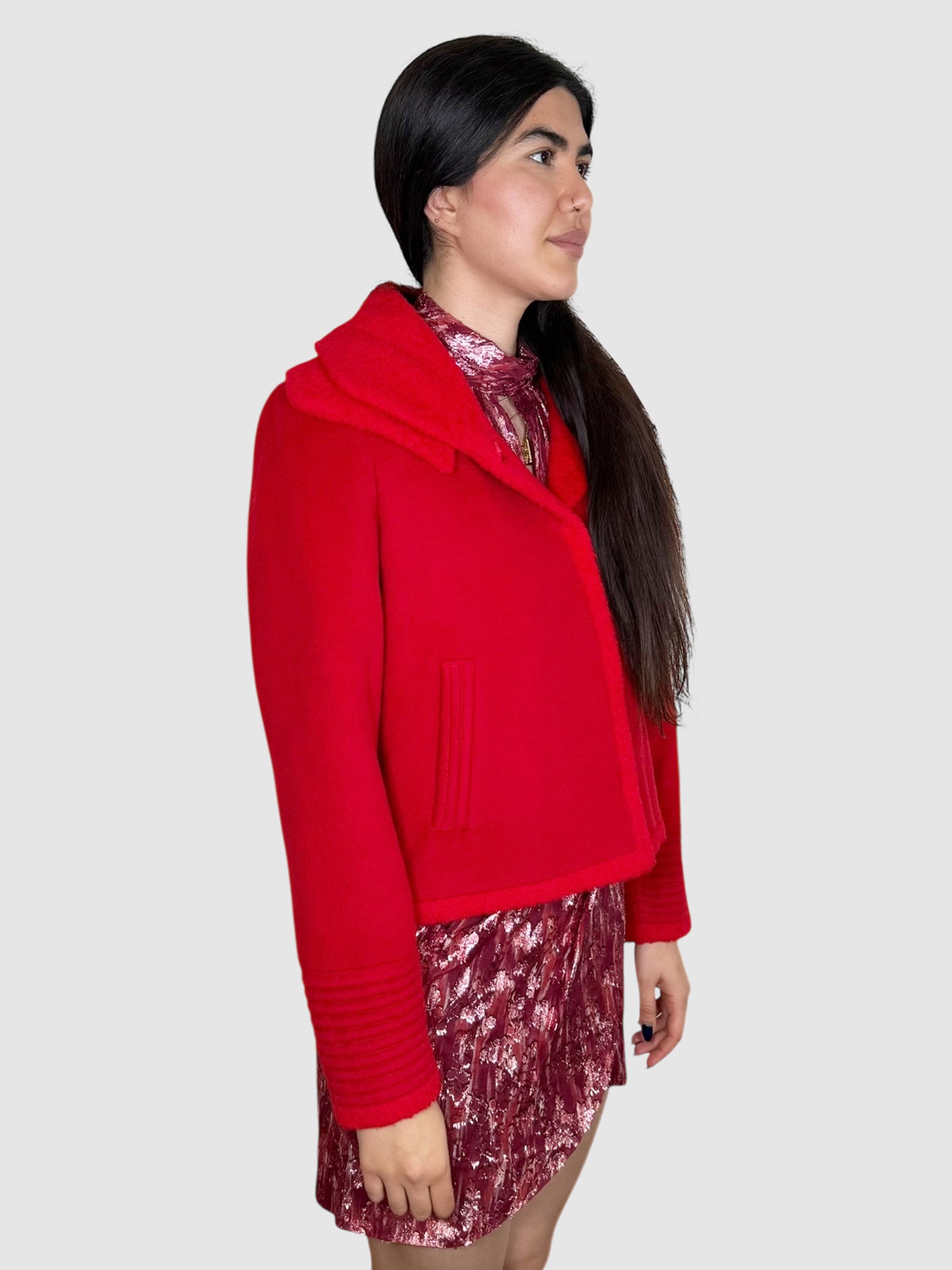 Short Alpaca Jacket