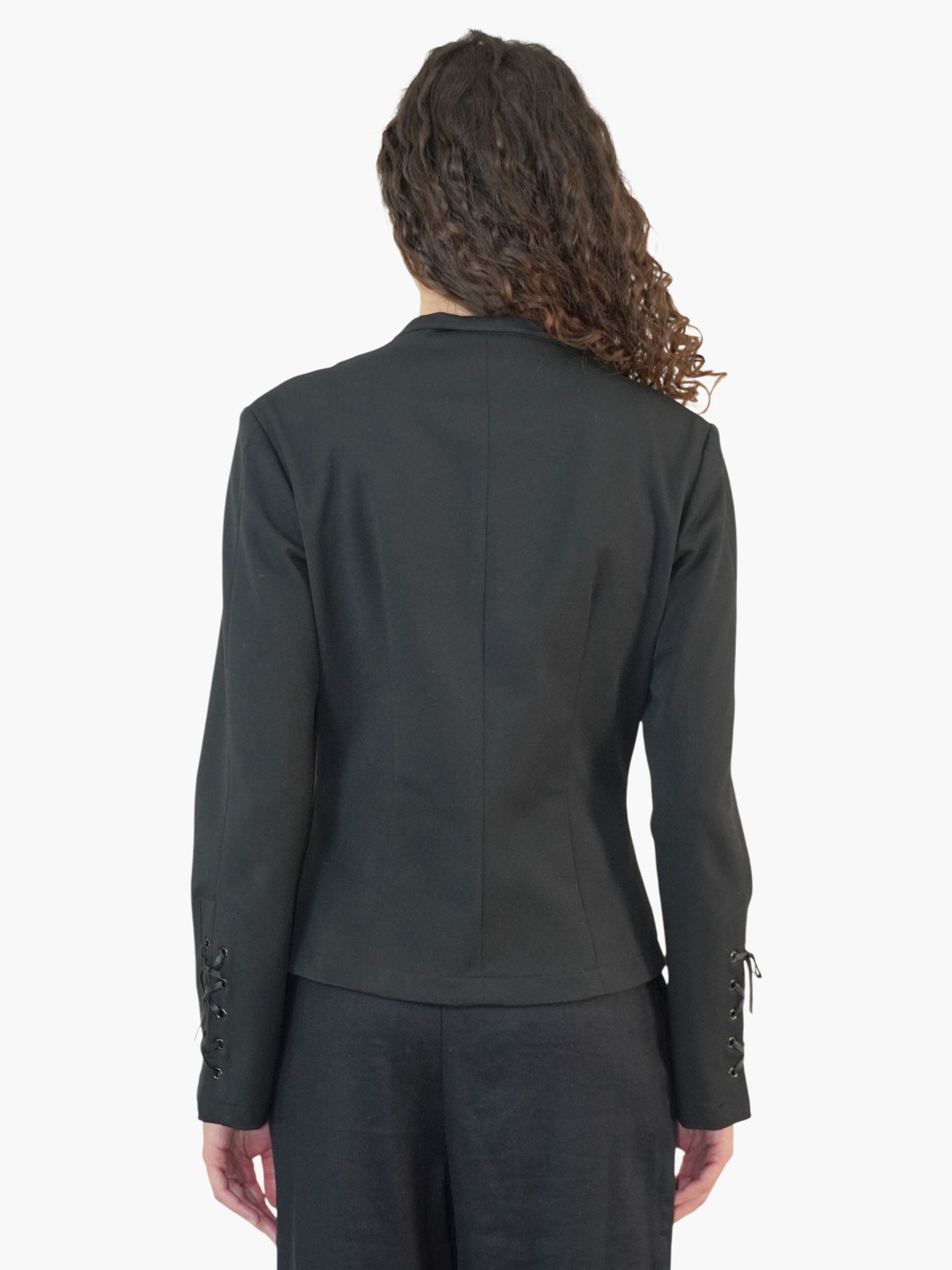 Lace-Up Detail Jacket