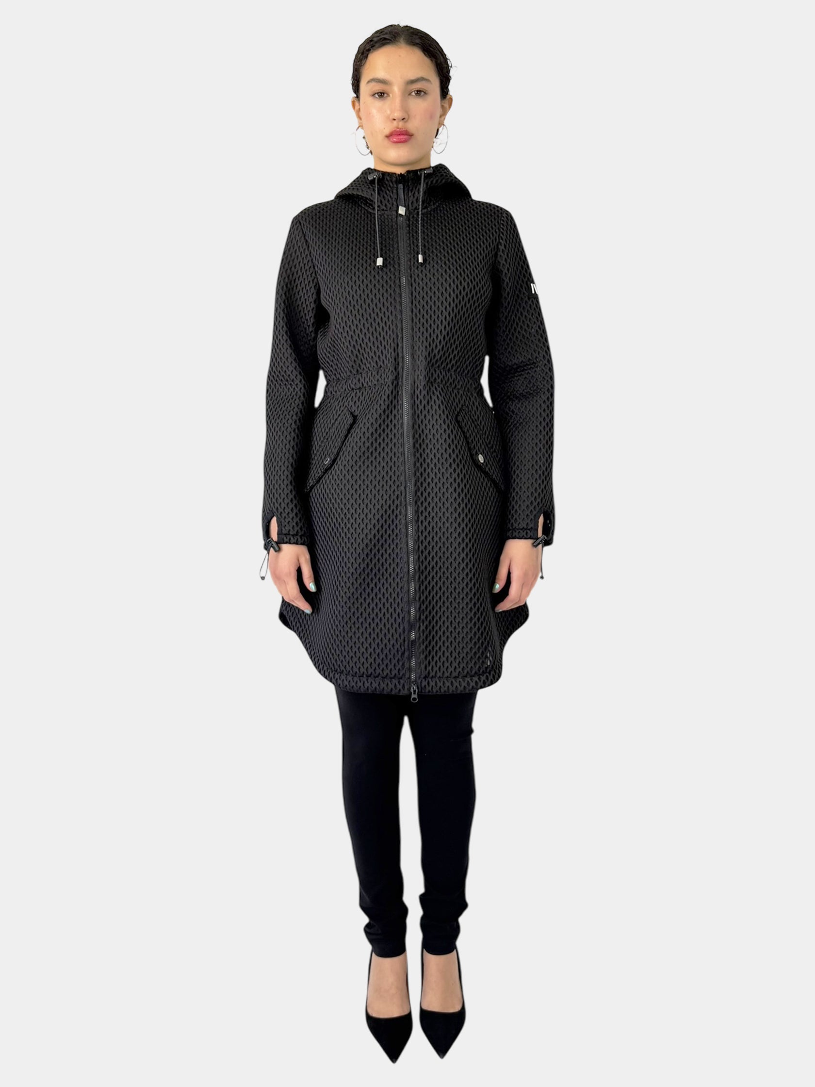 Lightweight Textured Zip-Up Jacket