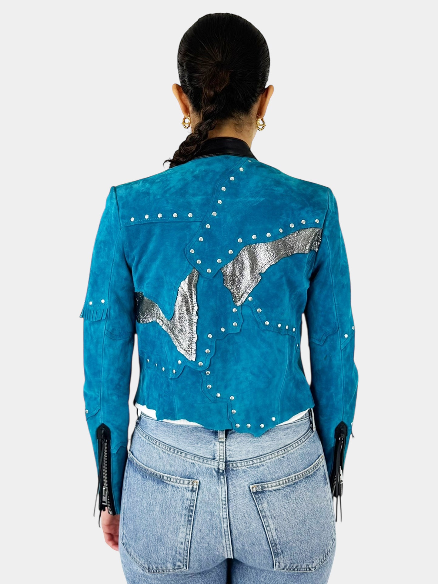 Suede Moto Jacket