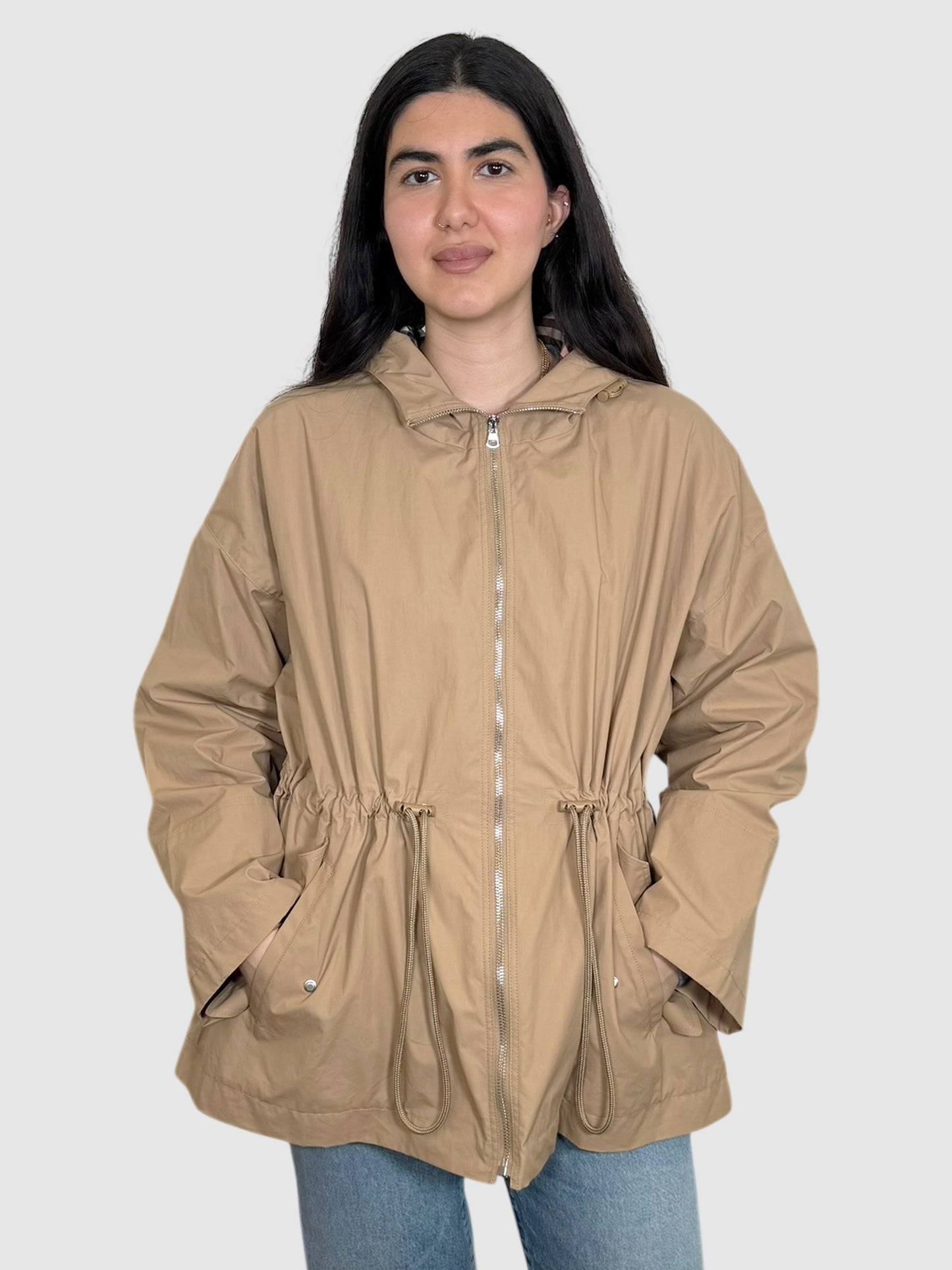 Zip-Up Hooded Jacket