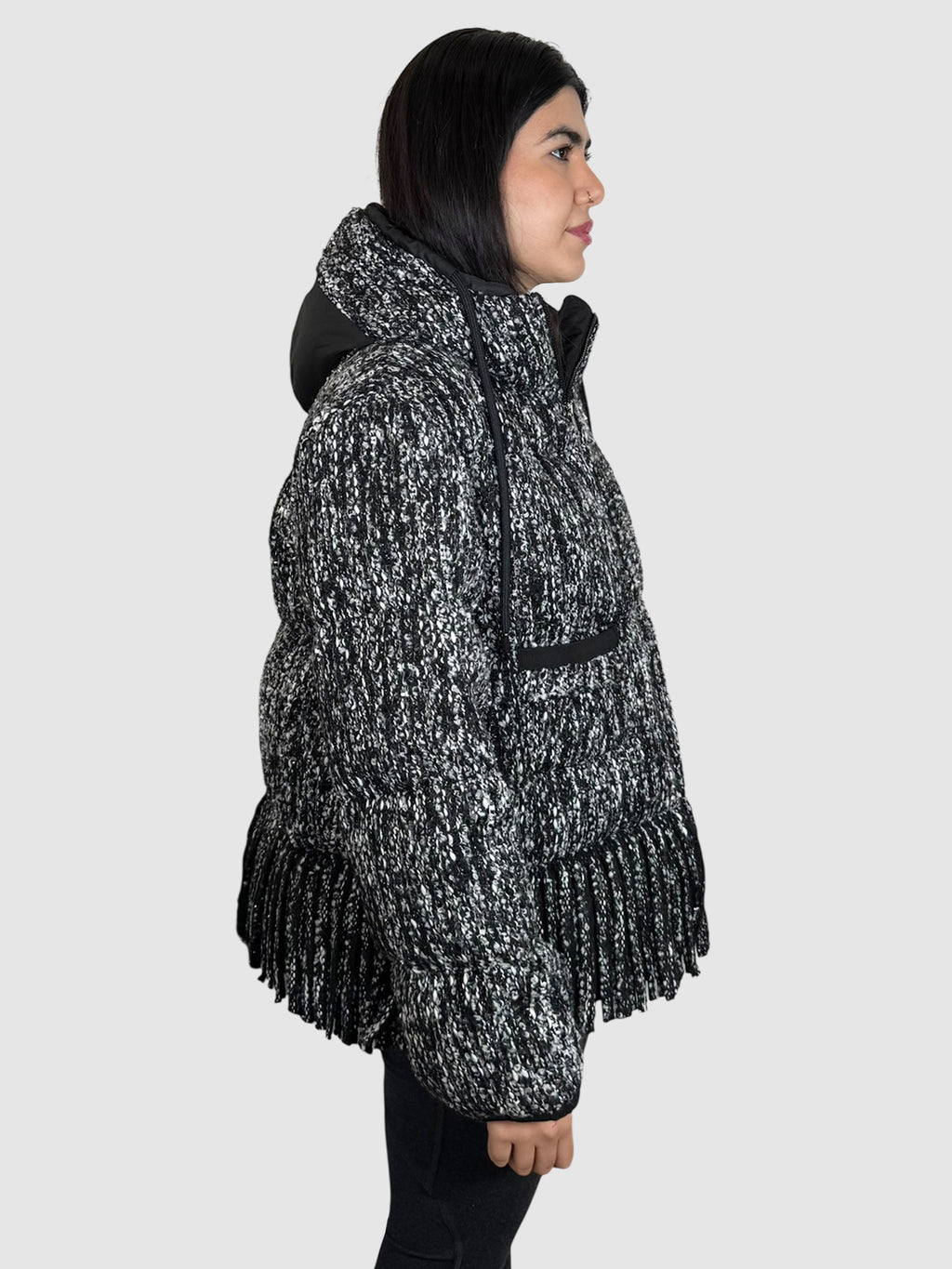 Tweed Puffer Coat