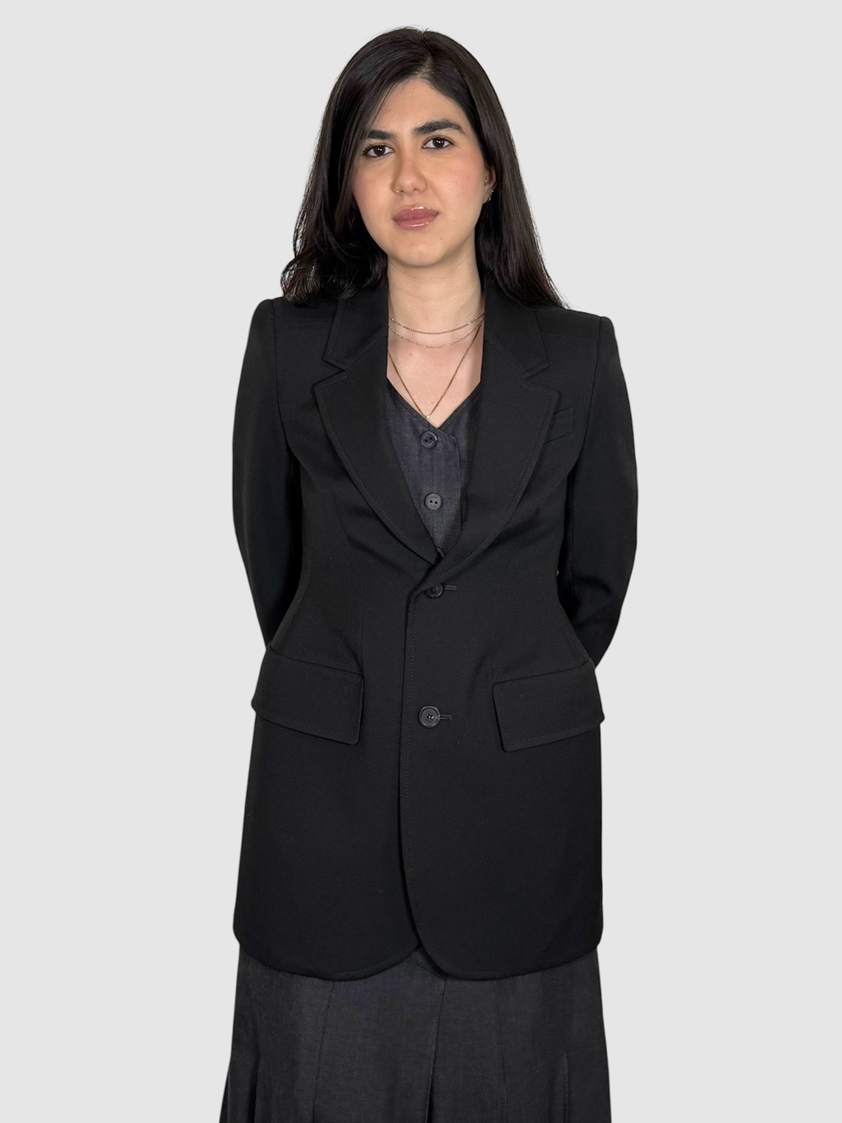 Hourglass Wool Blazer
