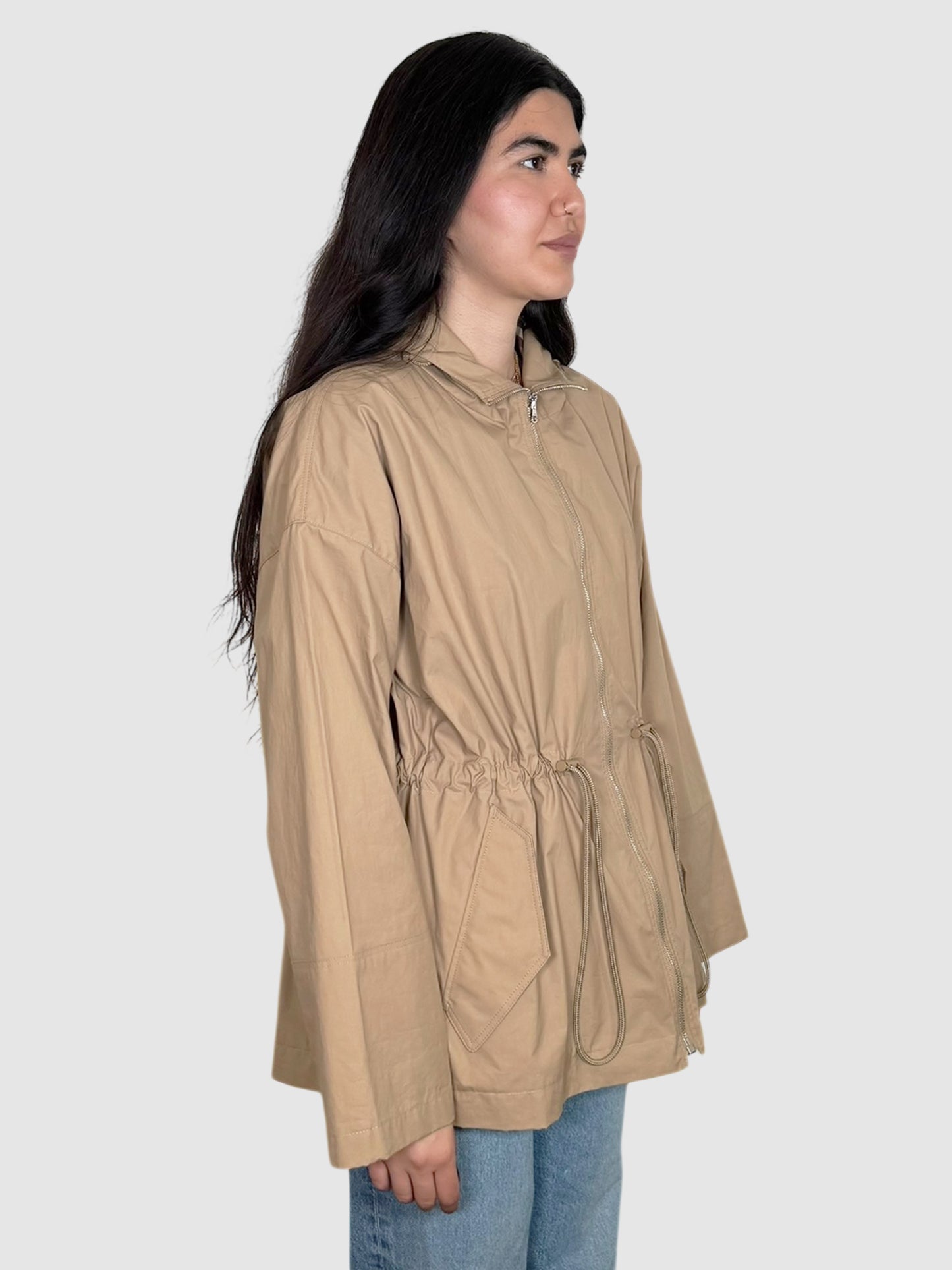 Zip-Up Hooded Jacket
