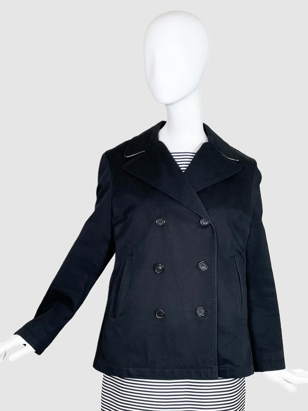 Double-Breasted Short Jacket - Size 10