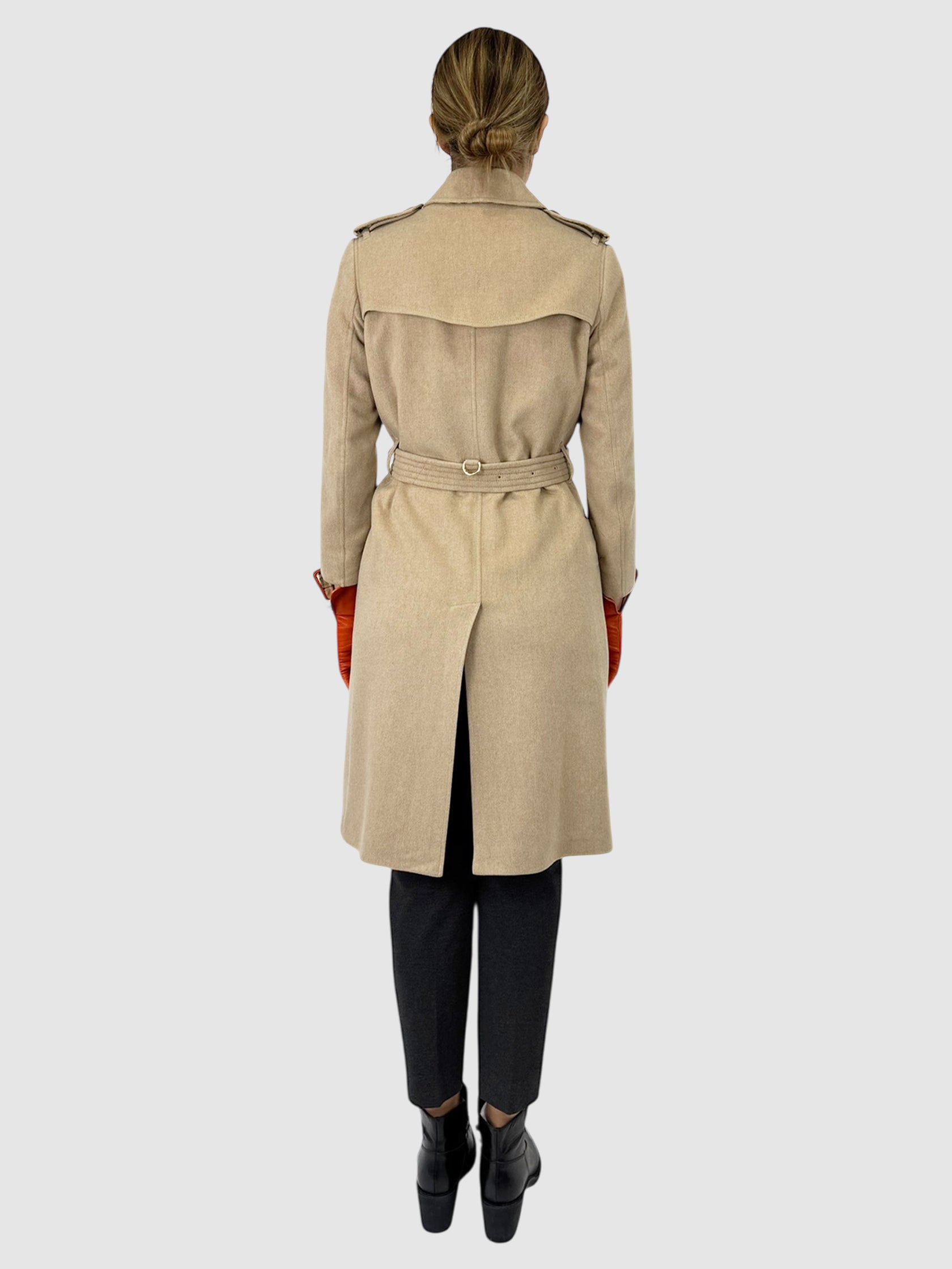 Double-Breasted Cashmere Coat