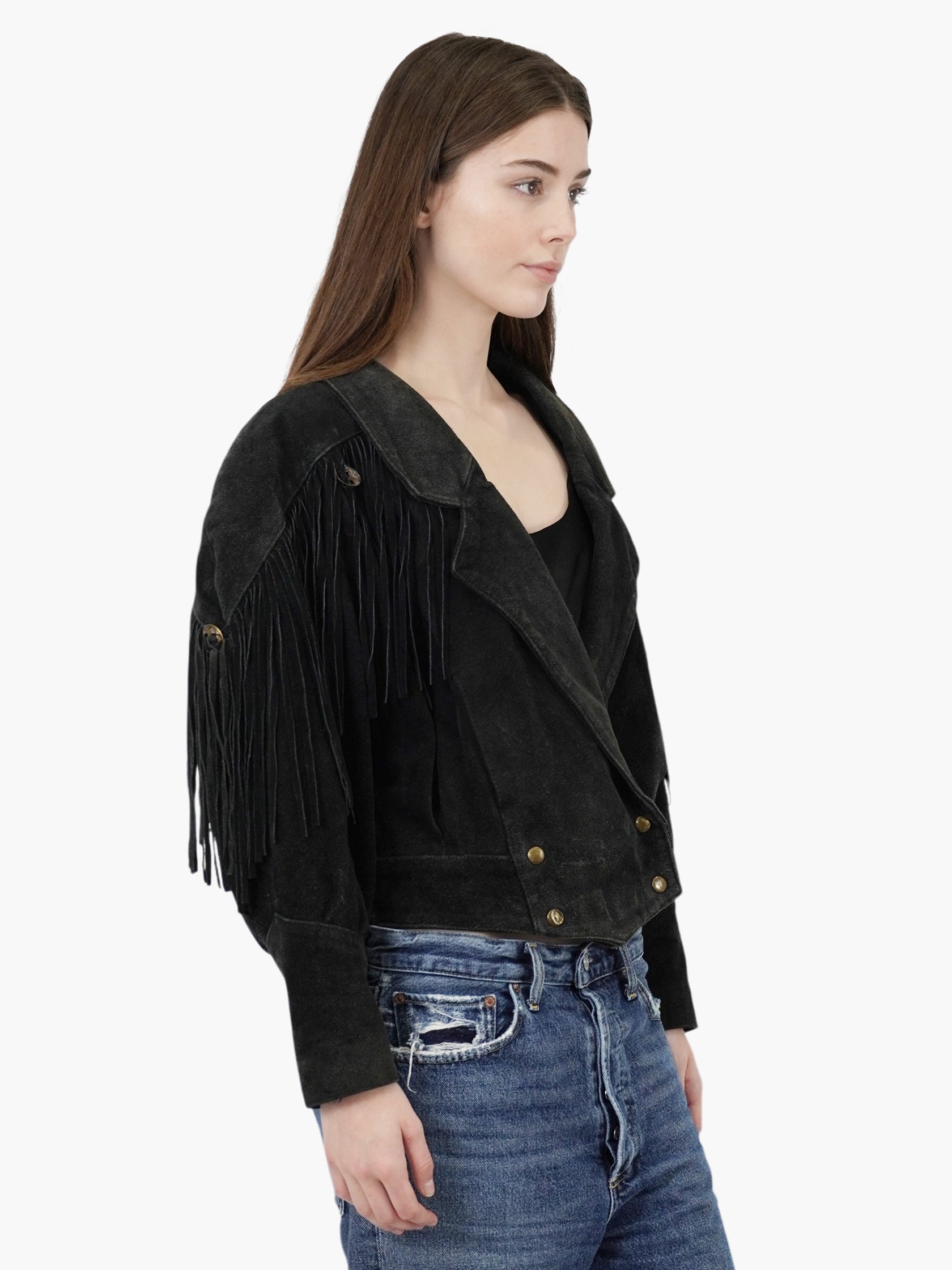 Fringe Suede Jacket