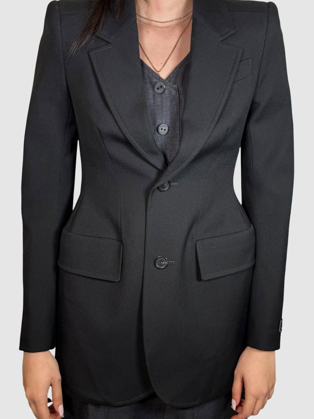 Hourglass Wool Blazer