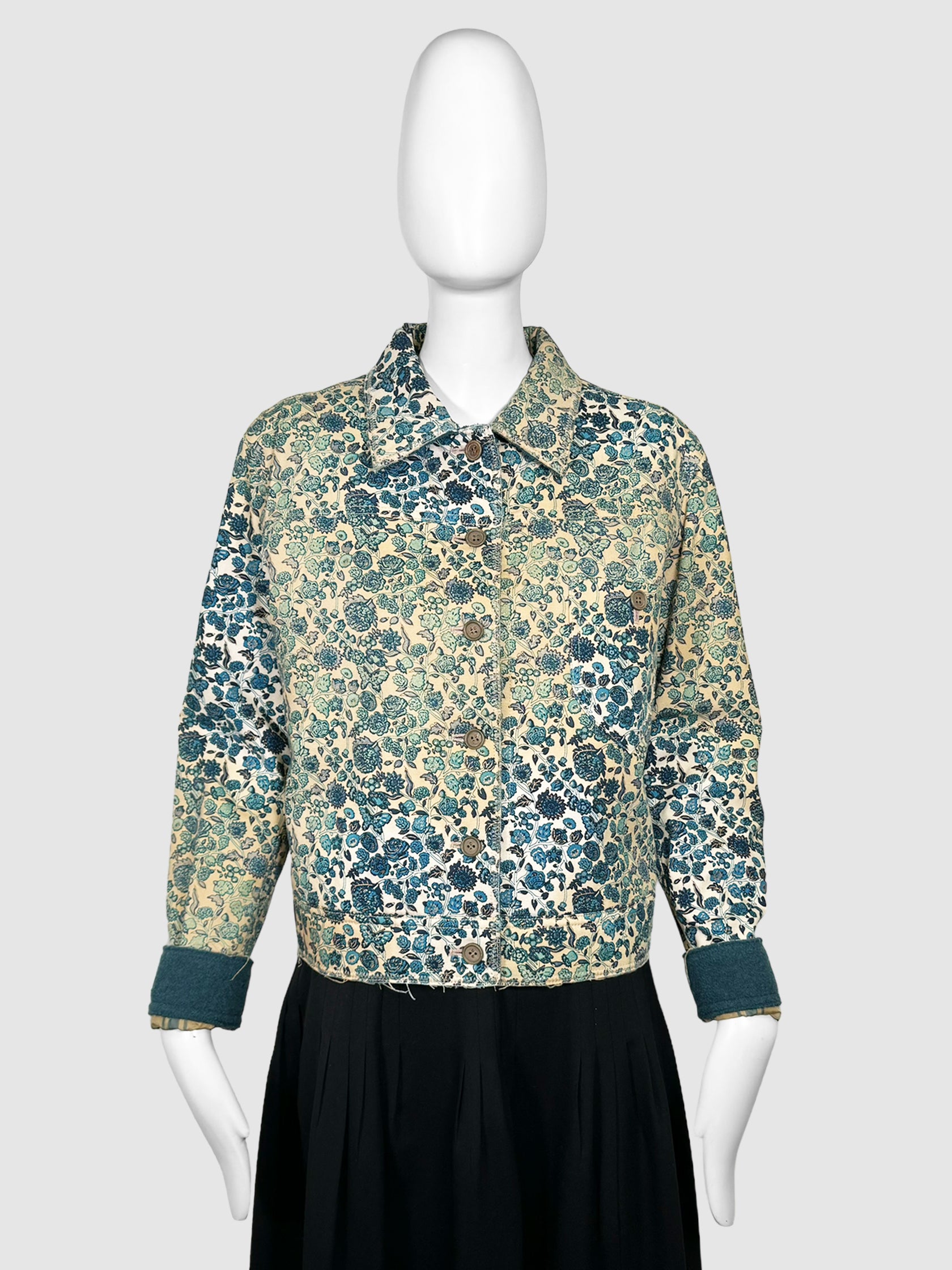 Floral Print Jacket - Size M