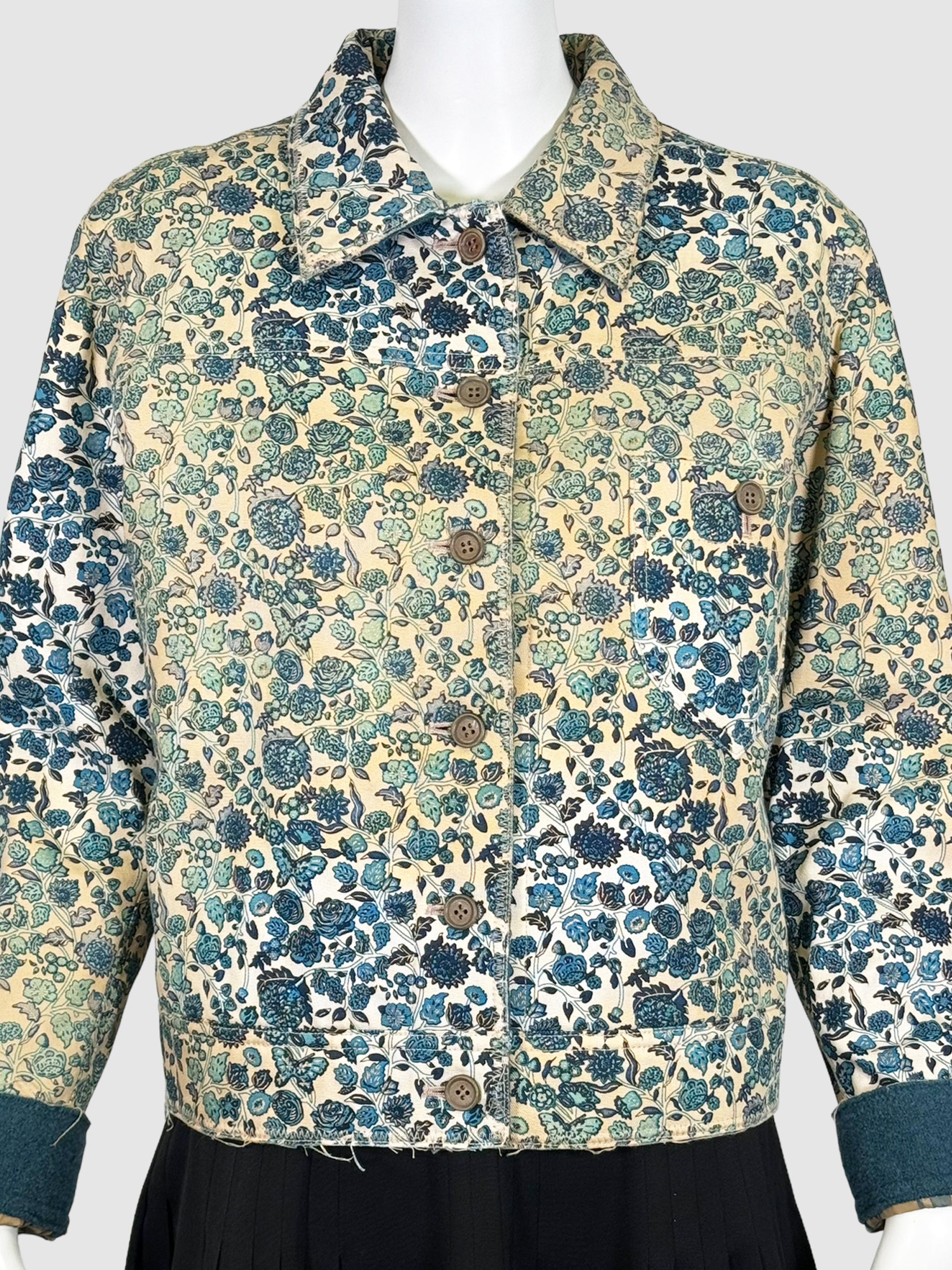 Floral Print Jacket - Size M