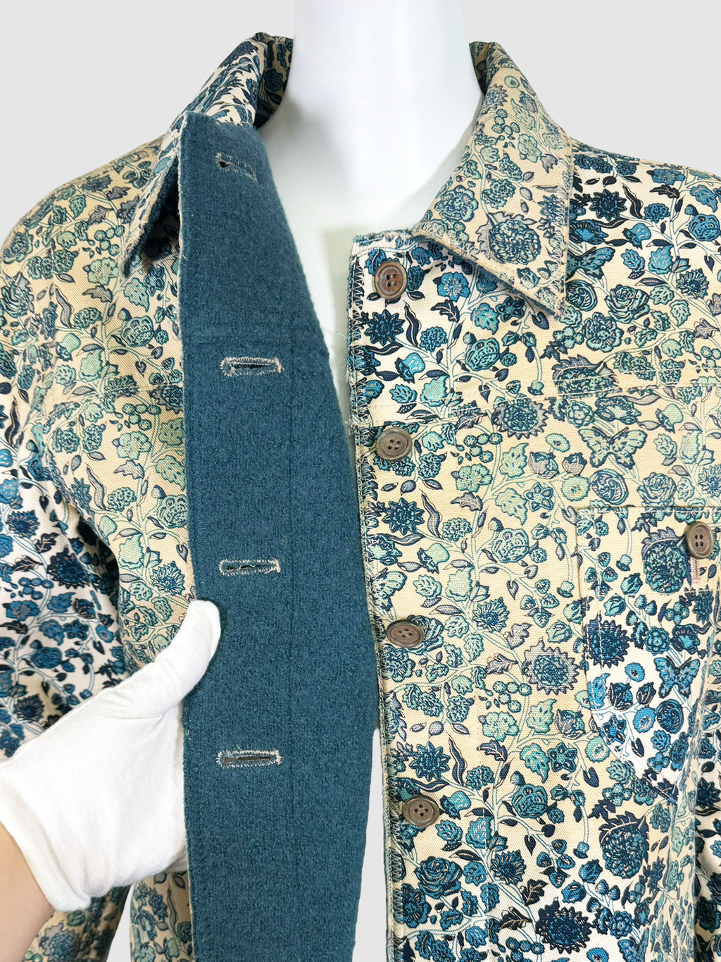 Floral Print Jacket - Size M