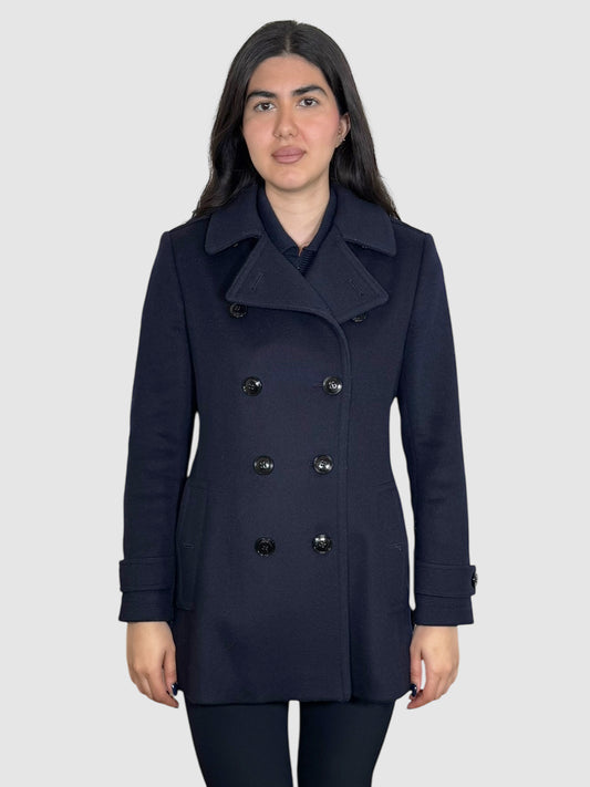 Wool Double-Breasted Coat