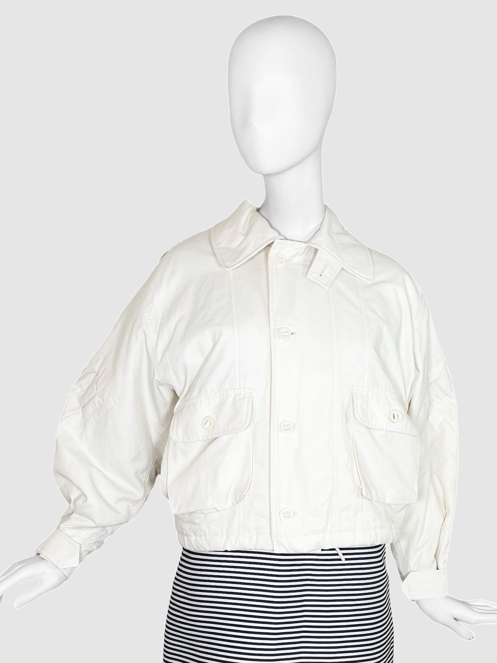 Lightweight Jacket with Back Embroidery - One Size