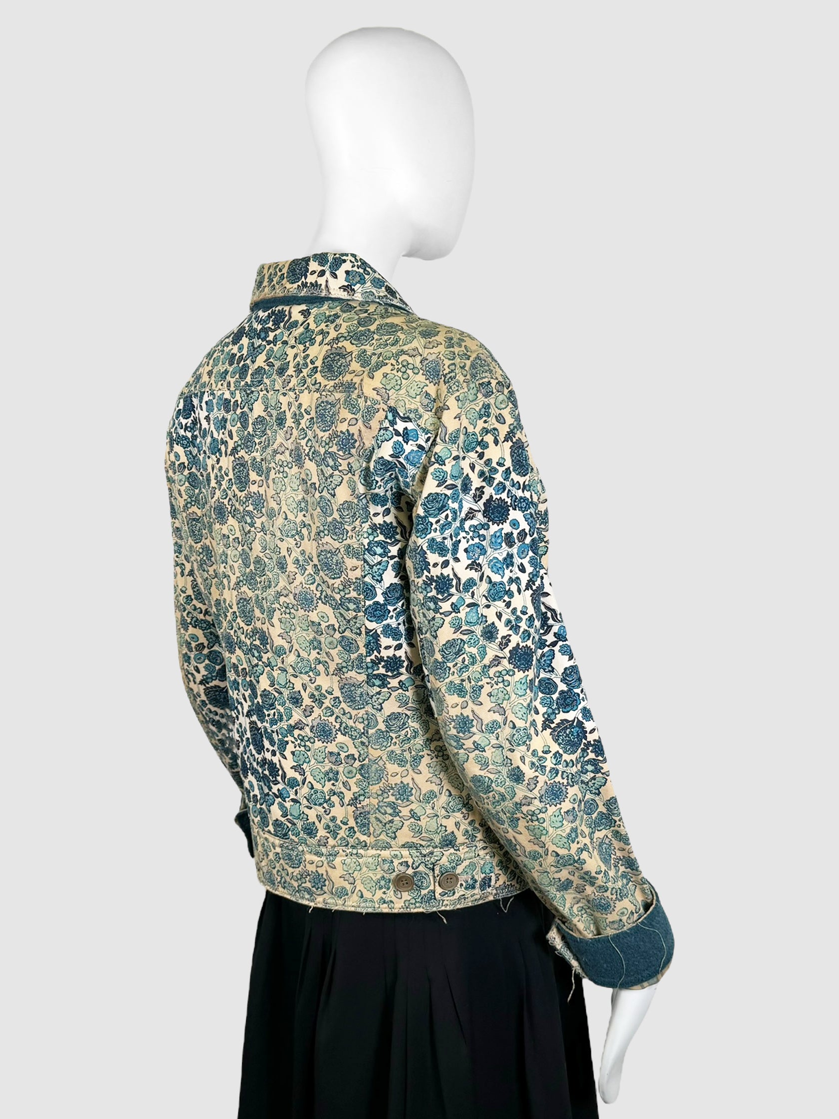 Floral Print Jacket - Size M