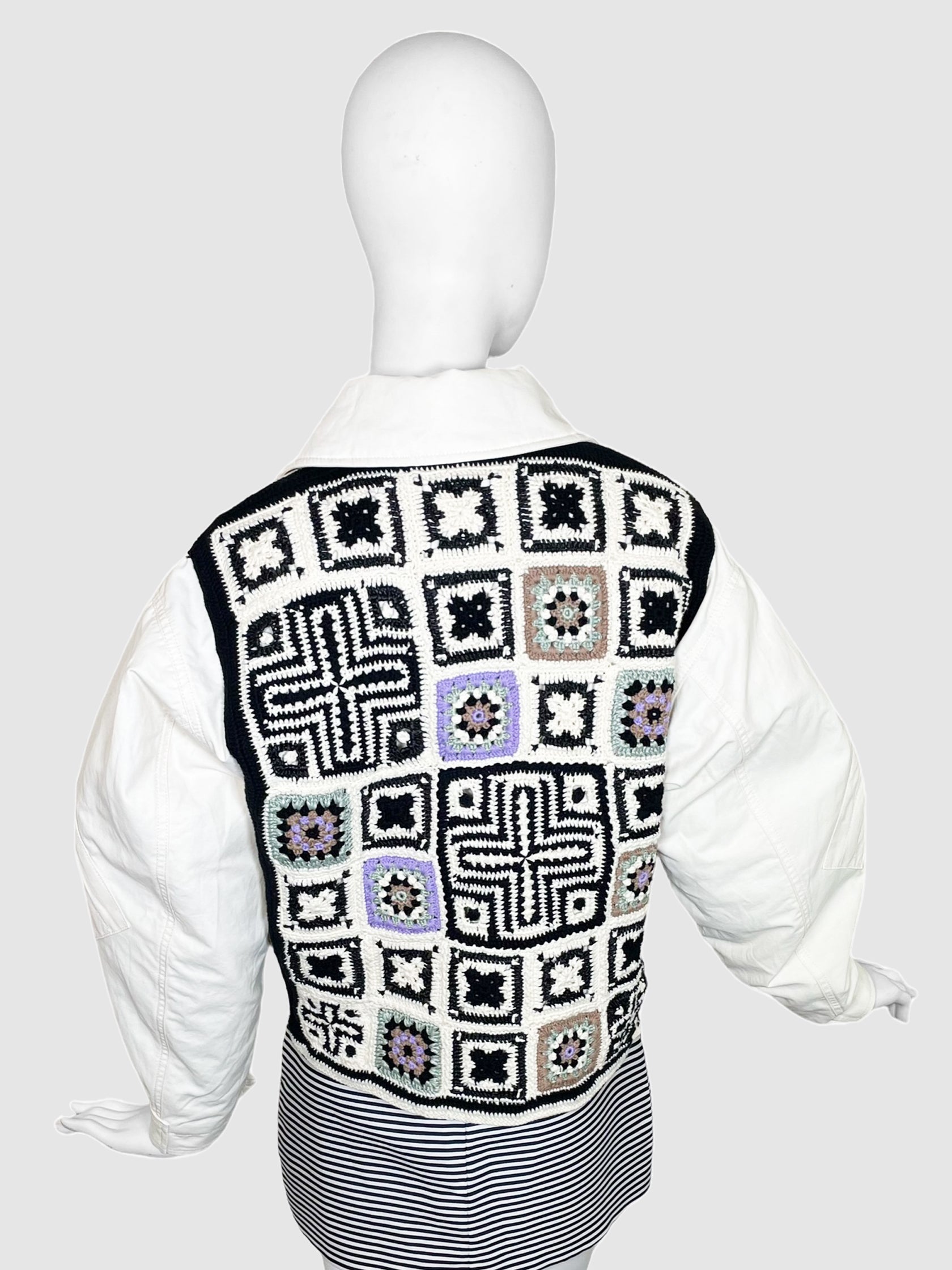 Lightweight Jacket with Back Embroidery - One Size