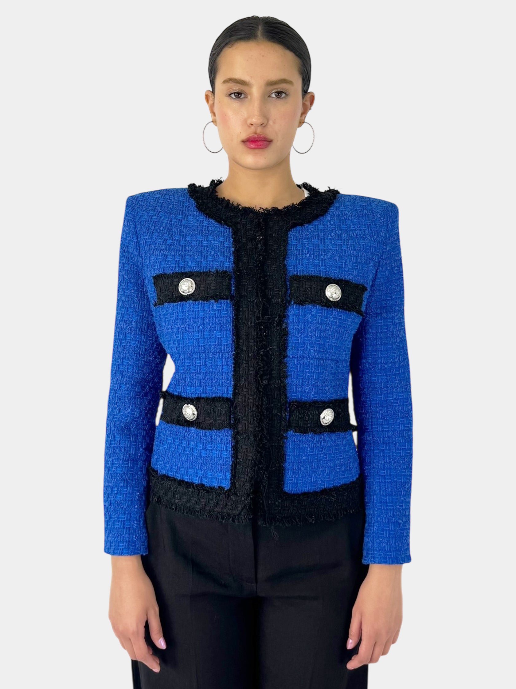 Two-Tone Tweed Jacket