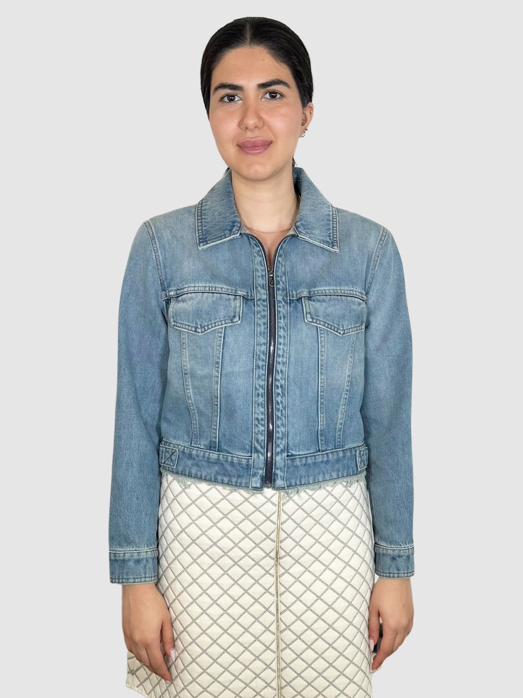 Denim Zip-Up Jacket