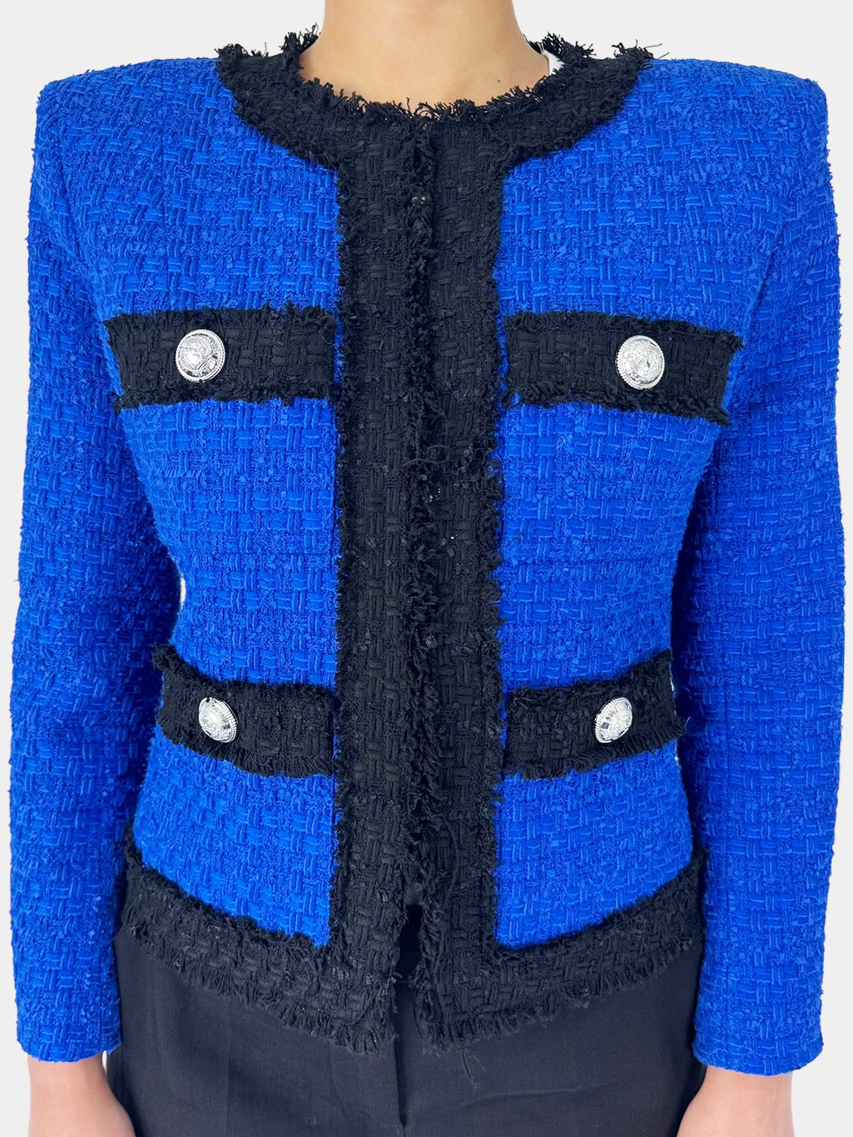 Two-Tone Tweed Jacket