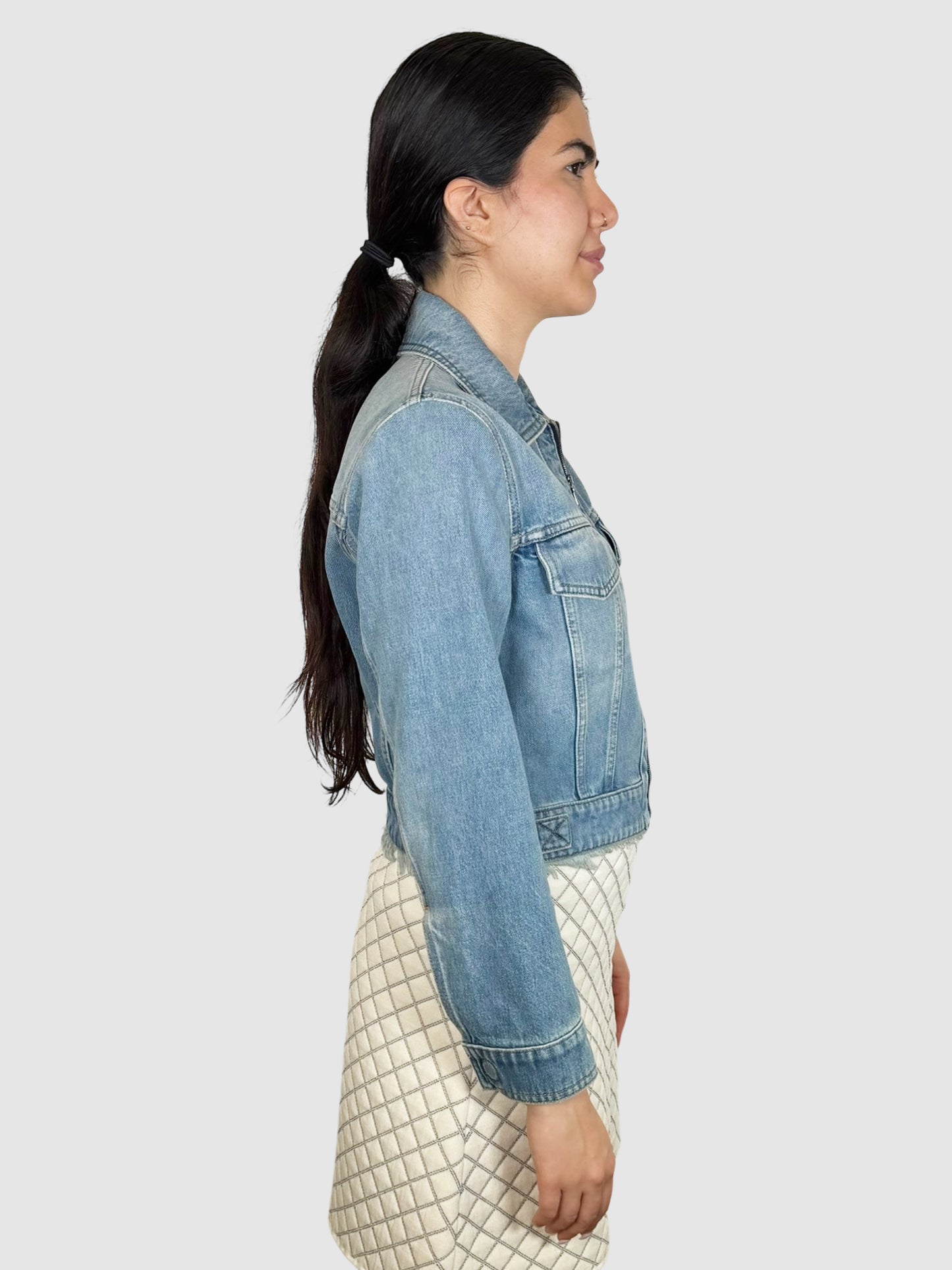 Denim Zip-Up Jacket