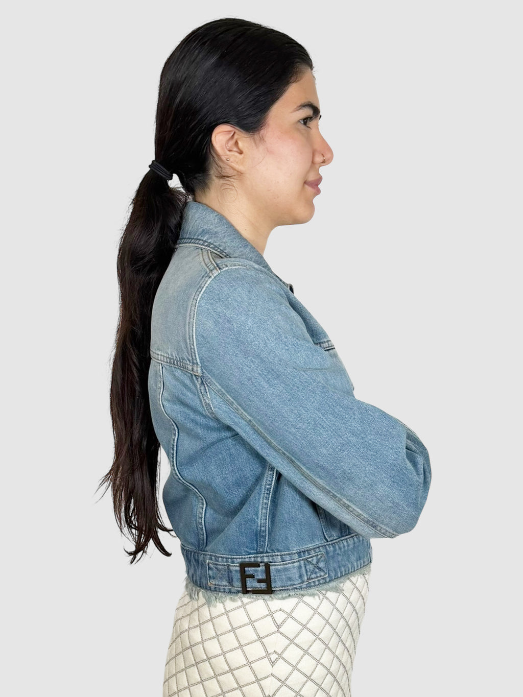 Denim Zip-Up Jacket